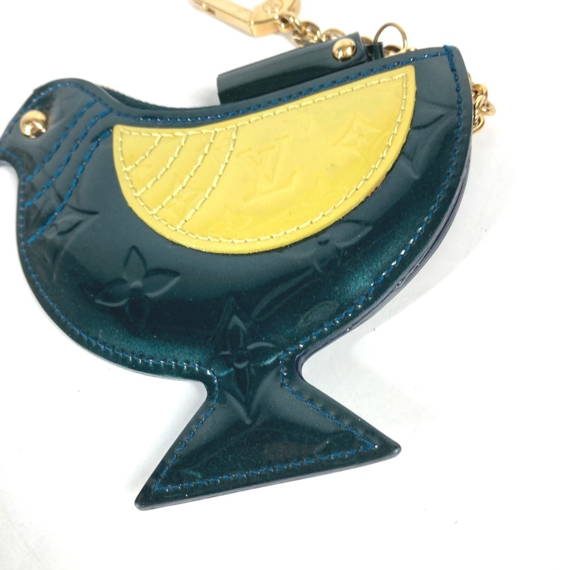 Louis Vuitton Monogram Vernis Blue Nuit Monogram Vernis Coin Purse/Coin Case (Pre-Owned)