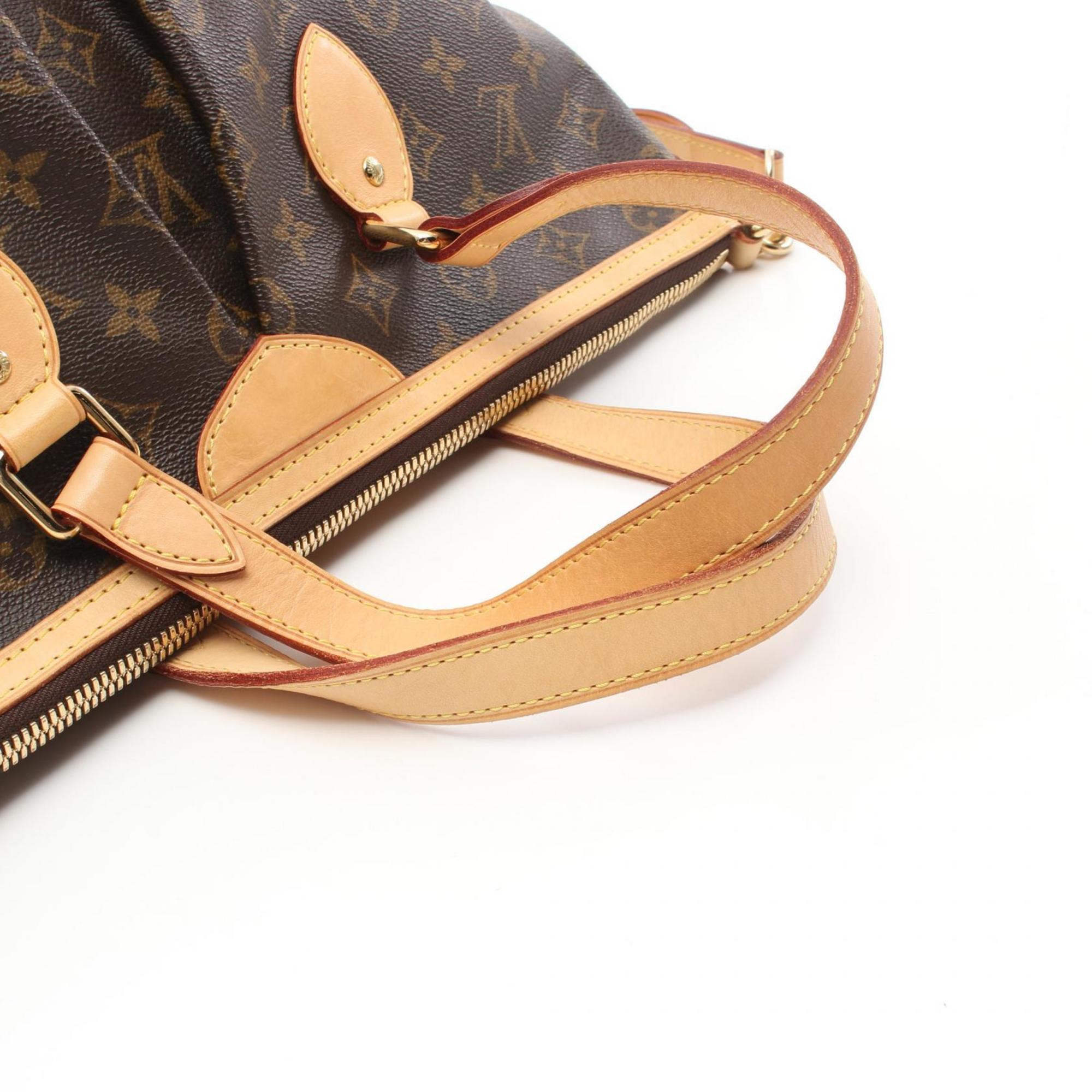 Louis Vuitton Brown Coated Canvas Leather Handbag (Pre-Owned)