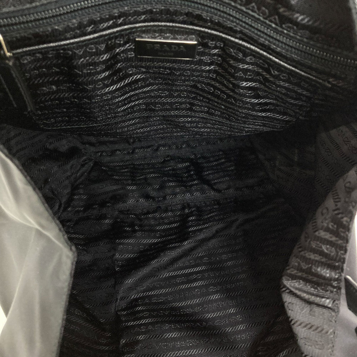 Prada Black Nylon Tote Bag (Pre-Owned)