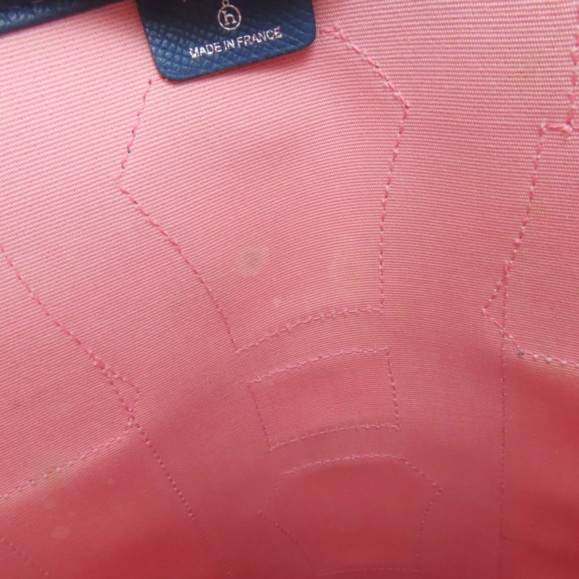 Hermes Blue Pink Toile H Tote Bag (Pre-Owned)