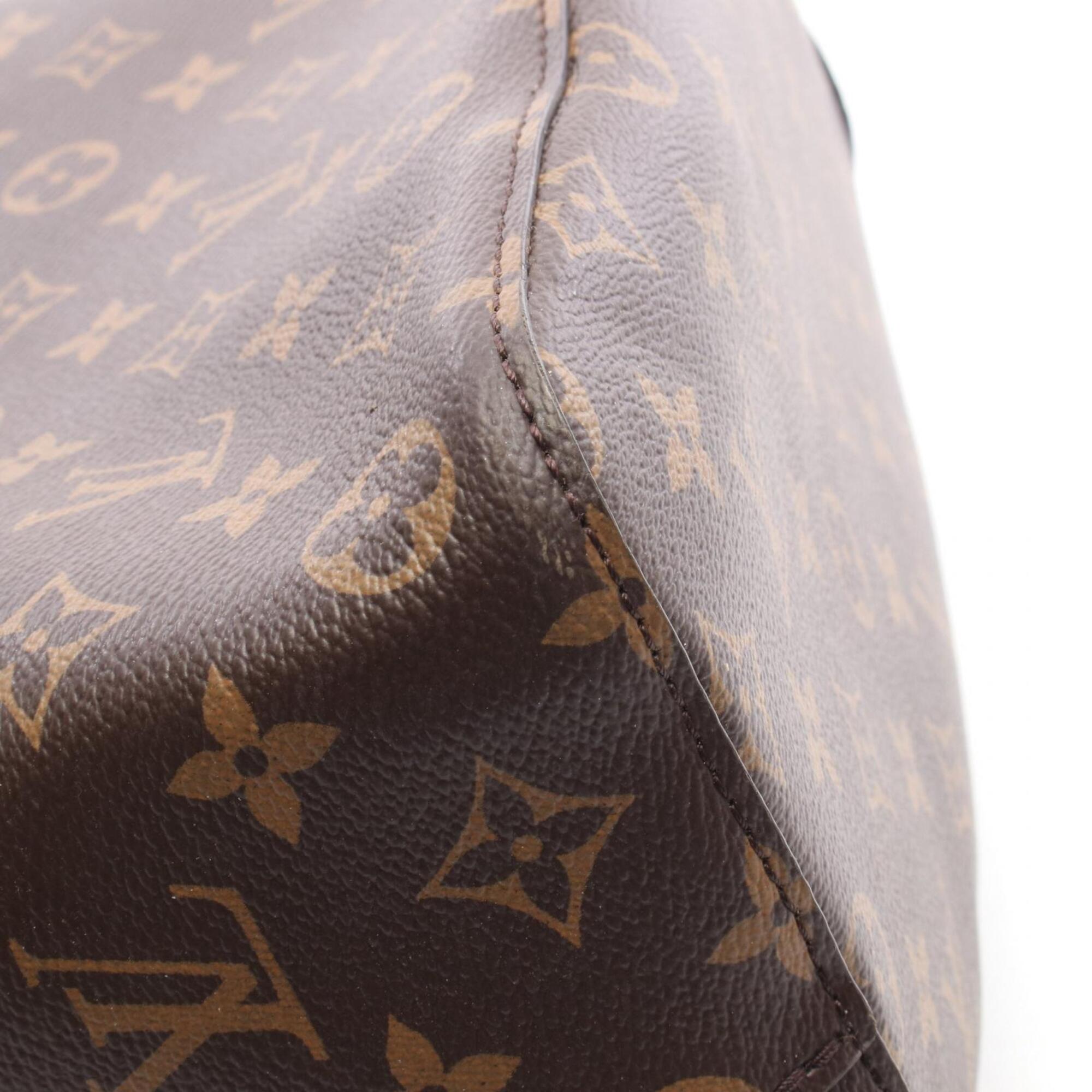 Louis Vuitton Brown Pink Rose Poudre Coated Canvas Leather Handbag Shoulder Bag (Pre-Owned)