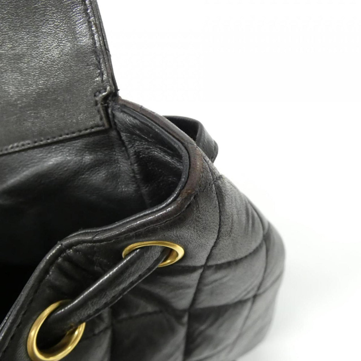 Chanel Black Leather Backpack (Pre-Owned)