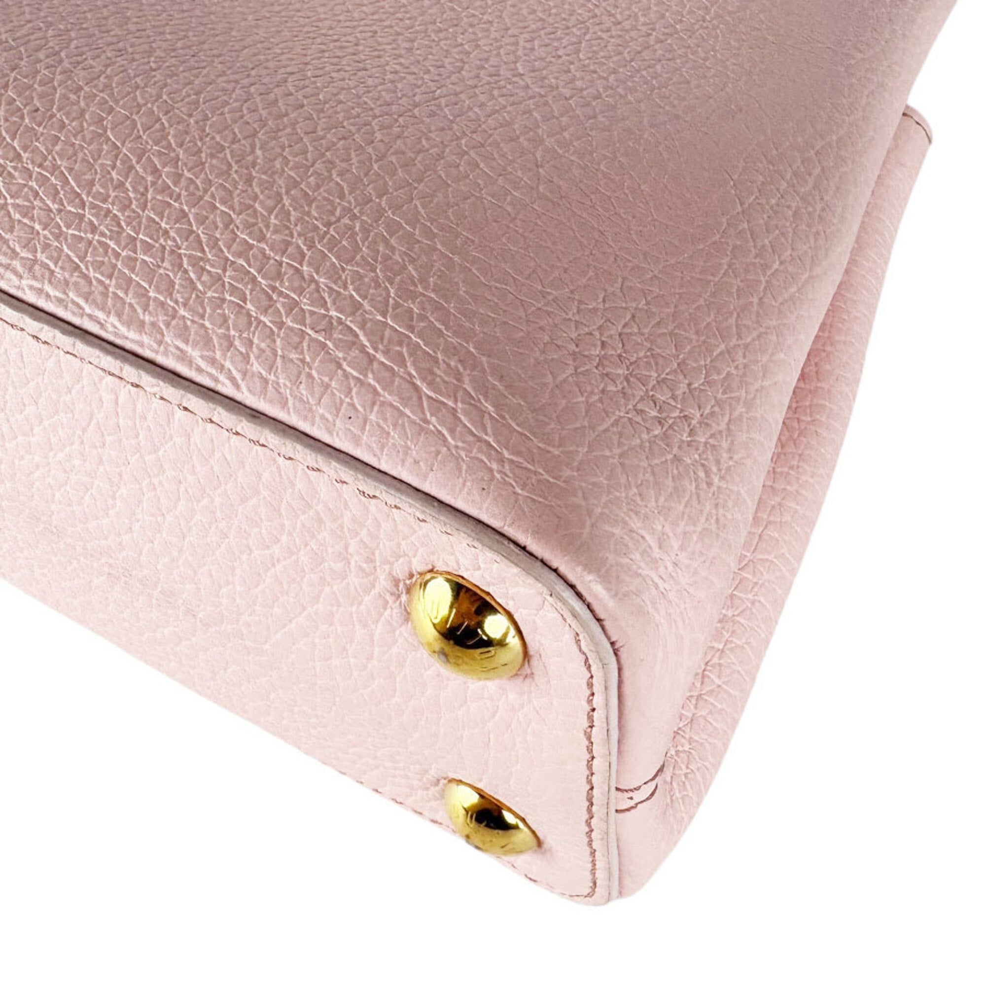Louis Vuitton Light Pink Leather Handbag Shoulder Bag (Pre-Owned)