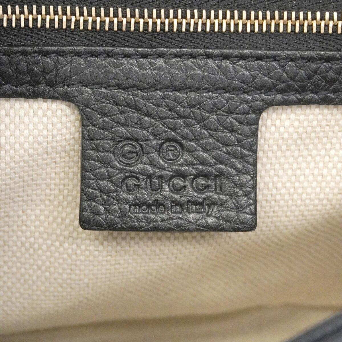 Gucci Black Leather Shoulder Bag (Pre-Owned)