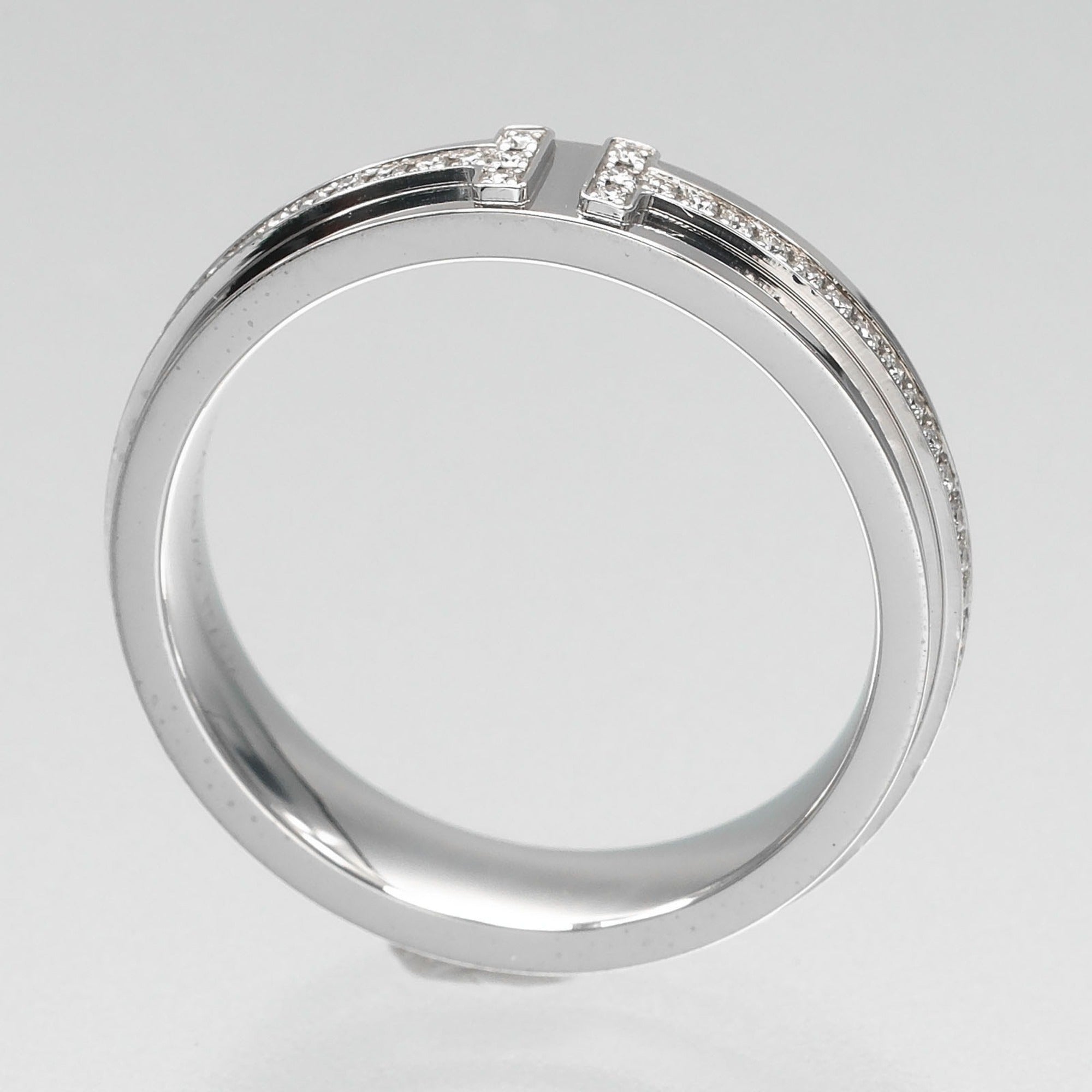 Tiffany White Gold (18K) Band Ring (Pre-Owned)