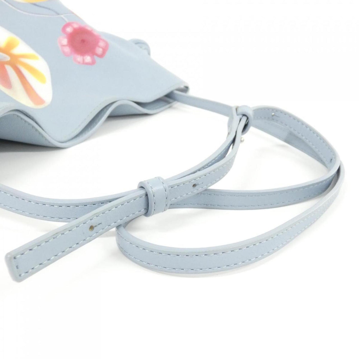 Loewe Light Blue Leather Handbag (Pre-Owned)
