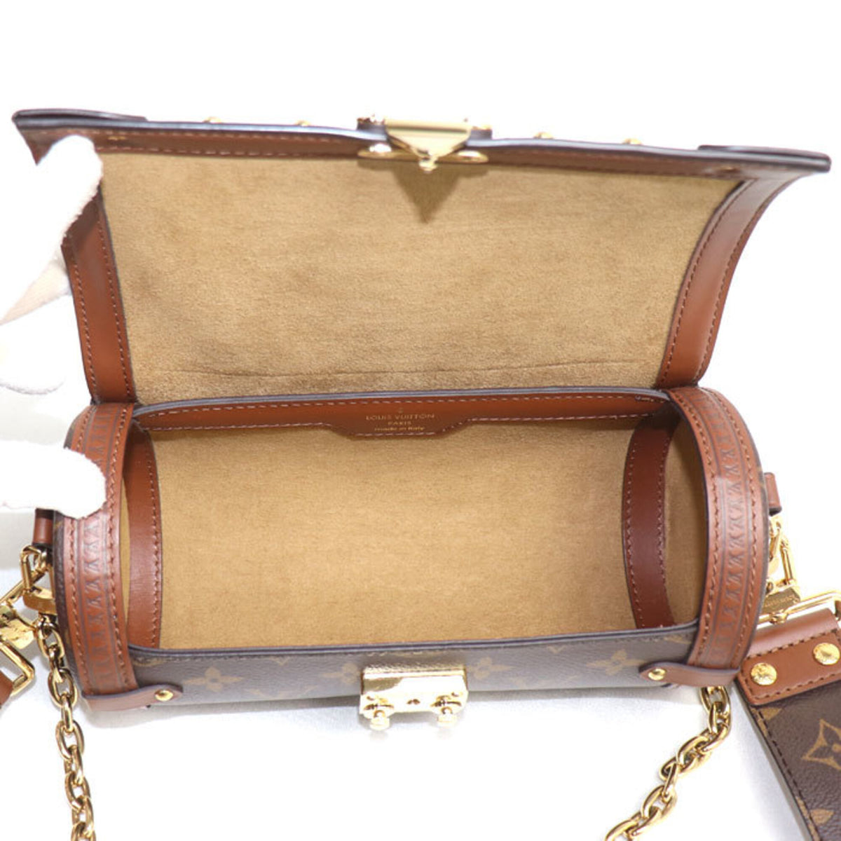 Louis Vuitton Gold Monogram Shoulder Bag (Pre-Owned)
