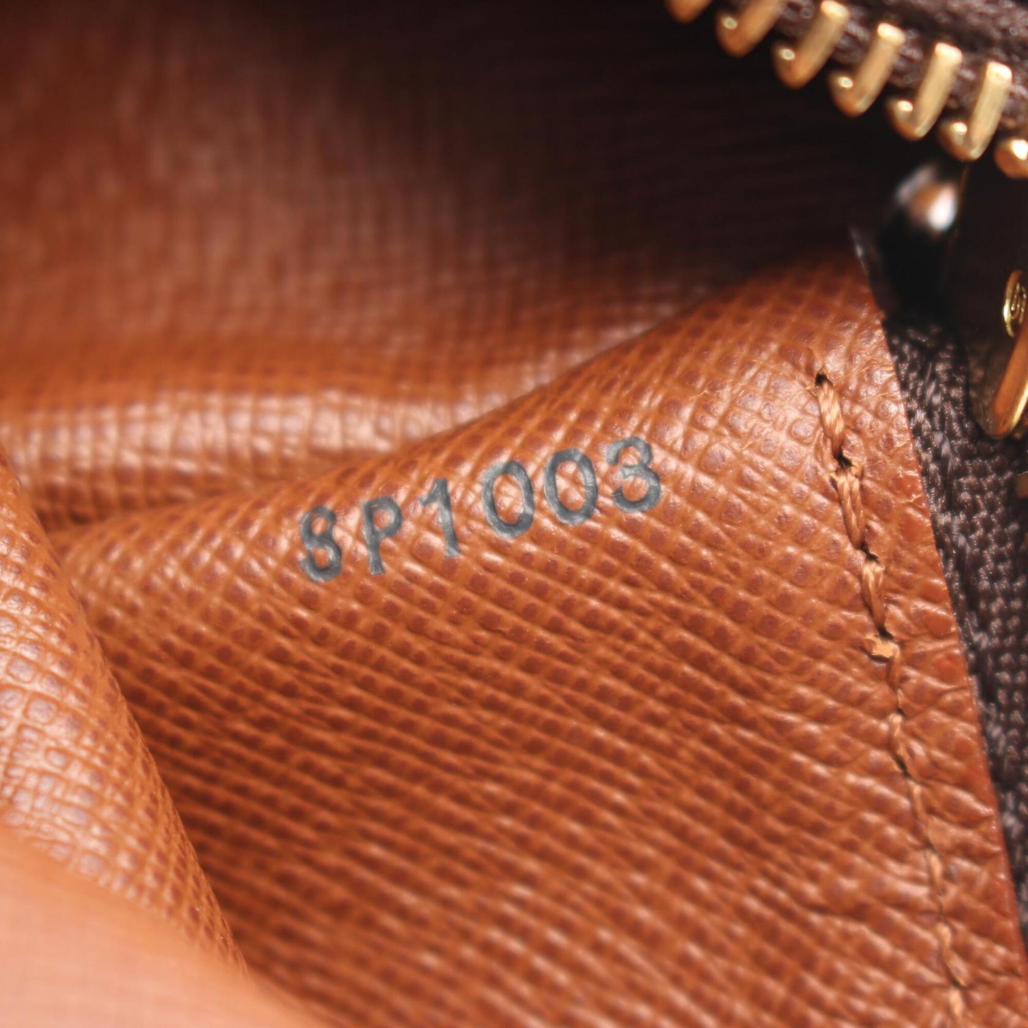 Louis Vuitton Brown Coated Canvas Pvc Monogram Leather Handbag (Pre-Owned)