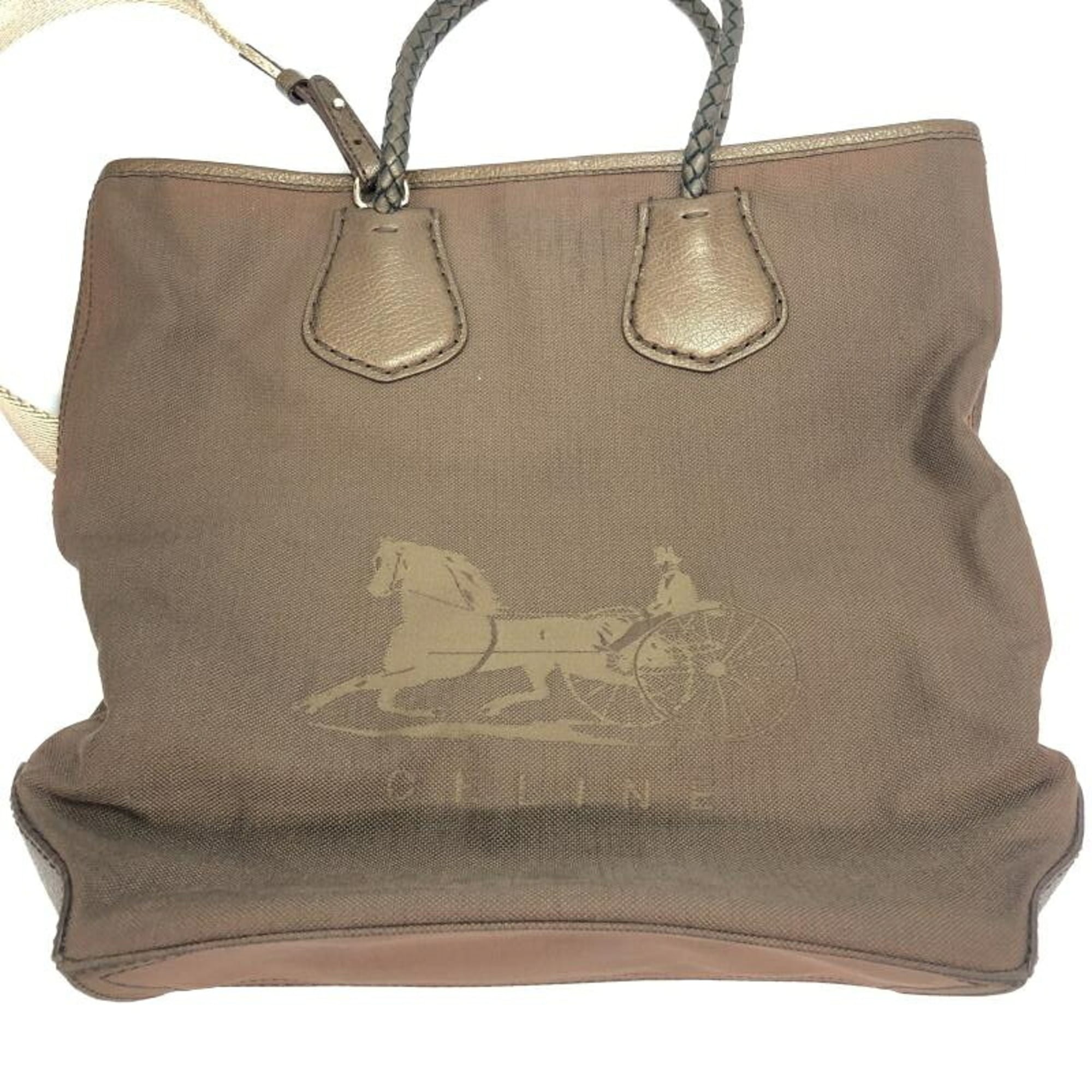 Celine Brown Handbag Tote Bag (Pre-Owned)