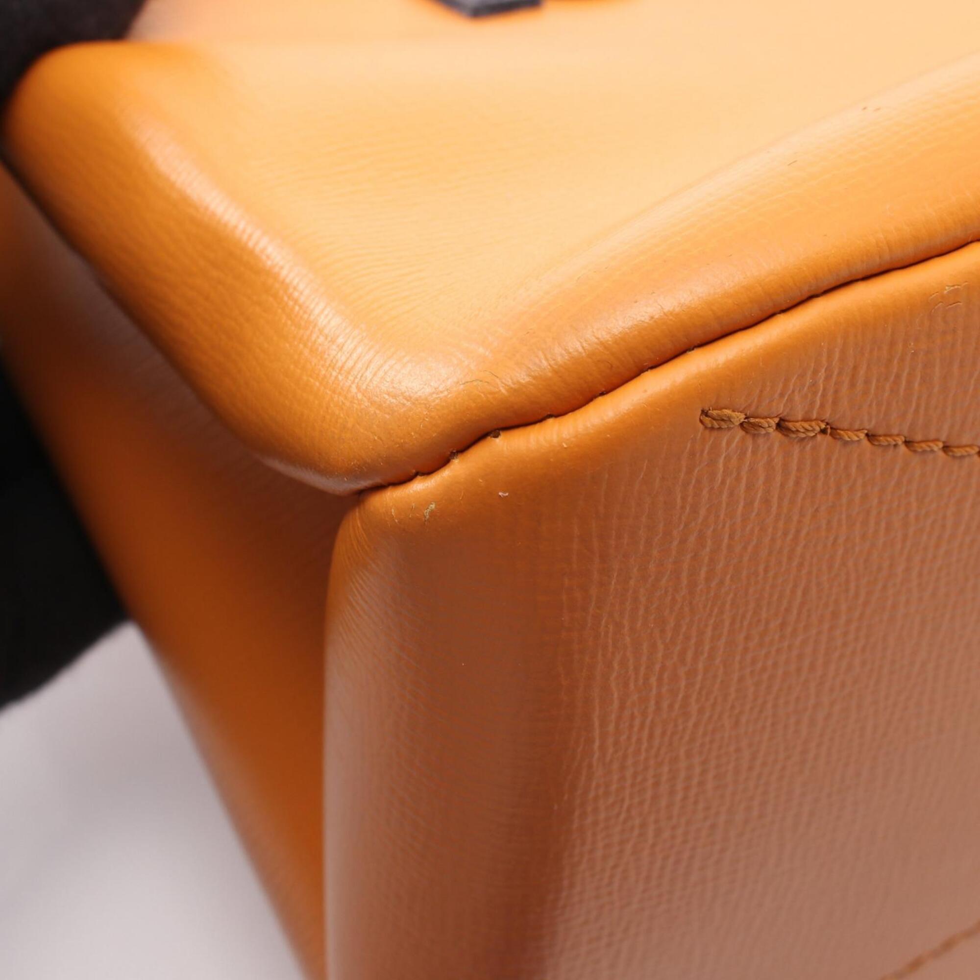 Louis Vuitton Blue Orange Leather Handbag (Pre-Owned)