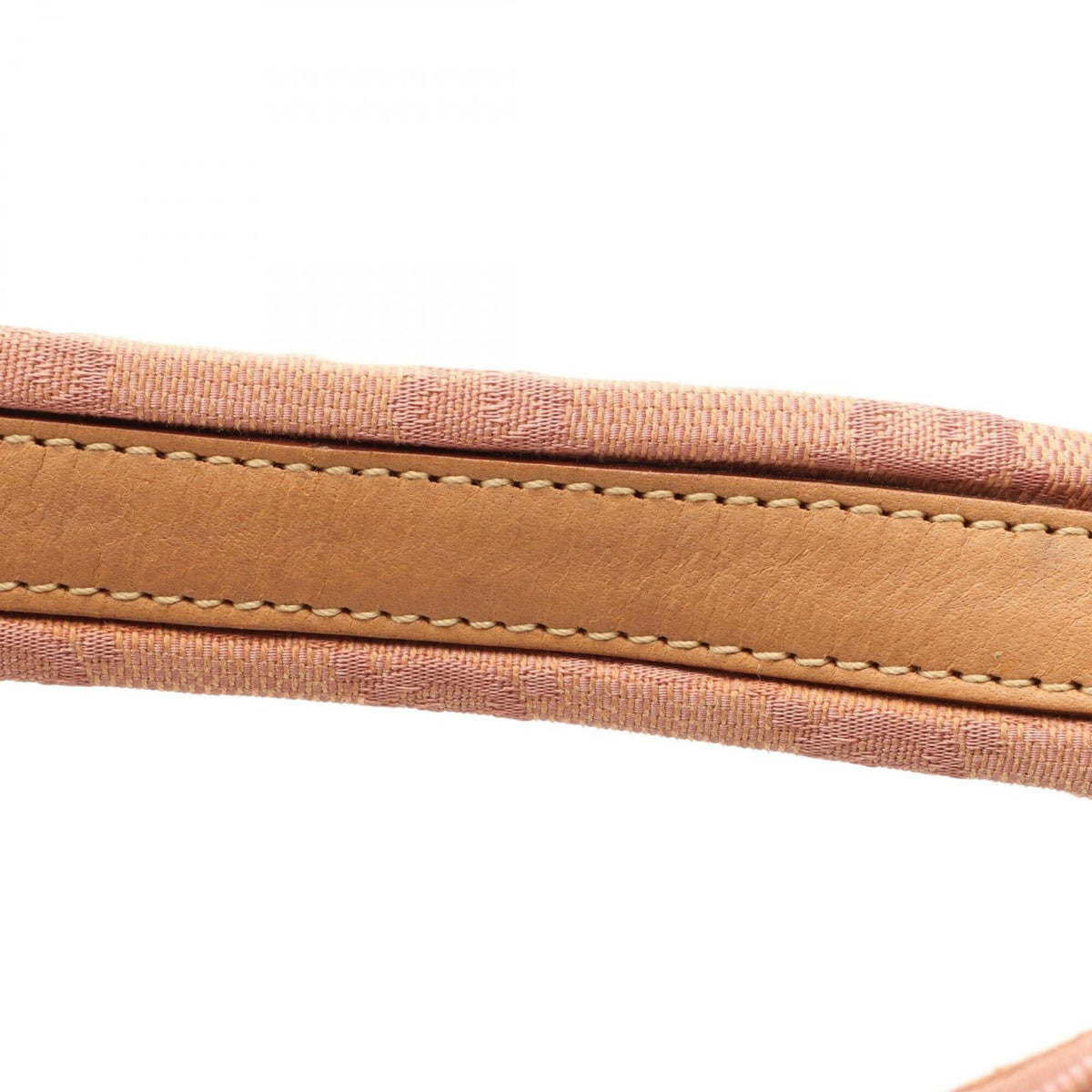 Gucci Pink Canvas Leather Handbag Shoulder Bag (Pre-Owned)