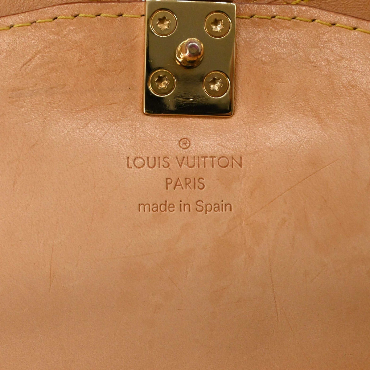 Louis Vuitton Pink White Monogram Canvas Handbag (Pre-Owned)