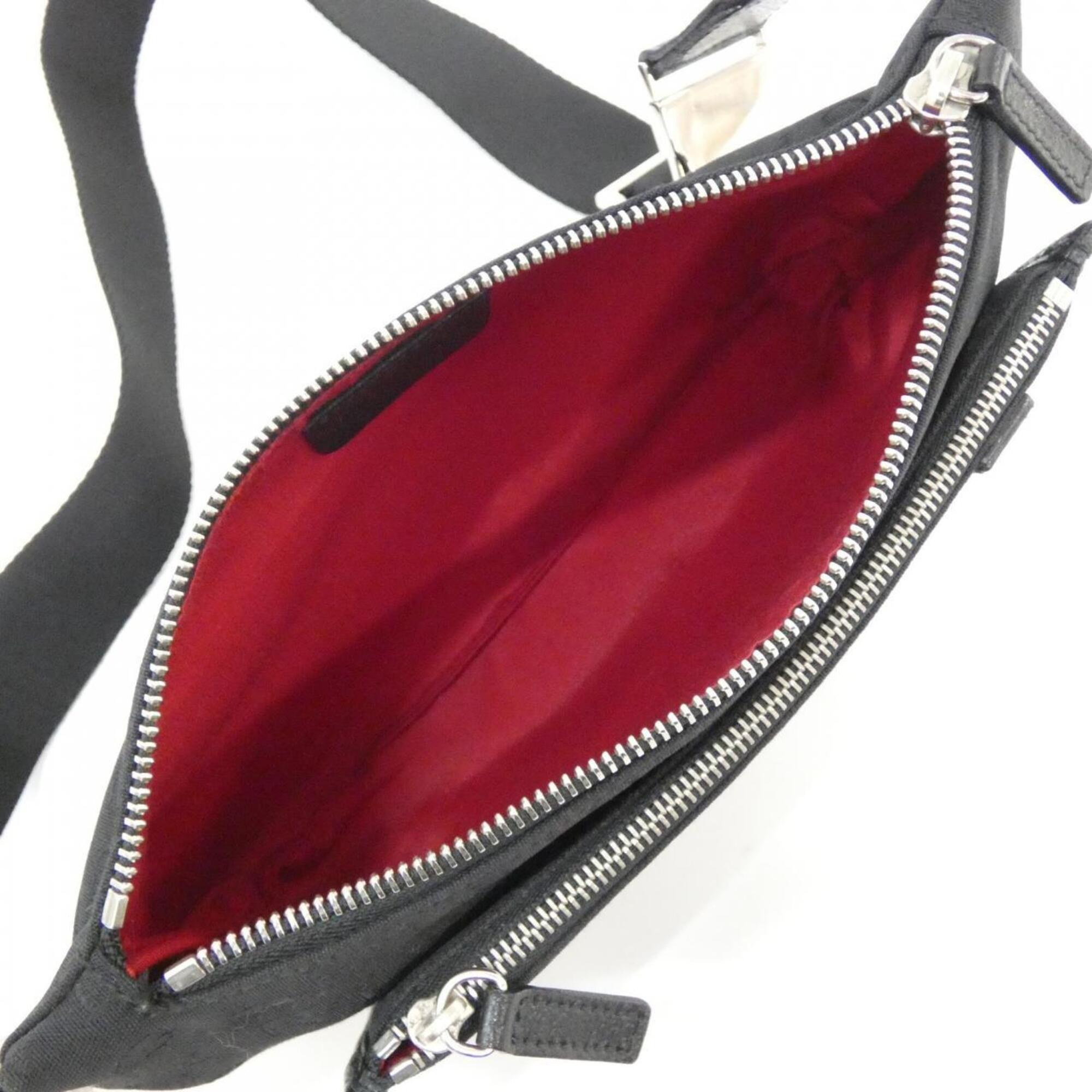 Unspecified Black Canvas Fanny Pack (Pre-Owned)