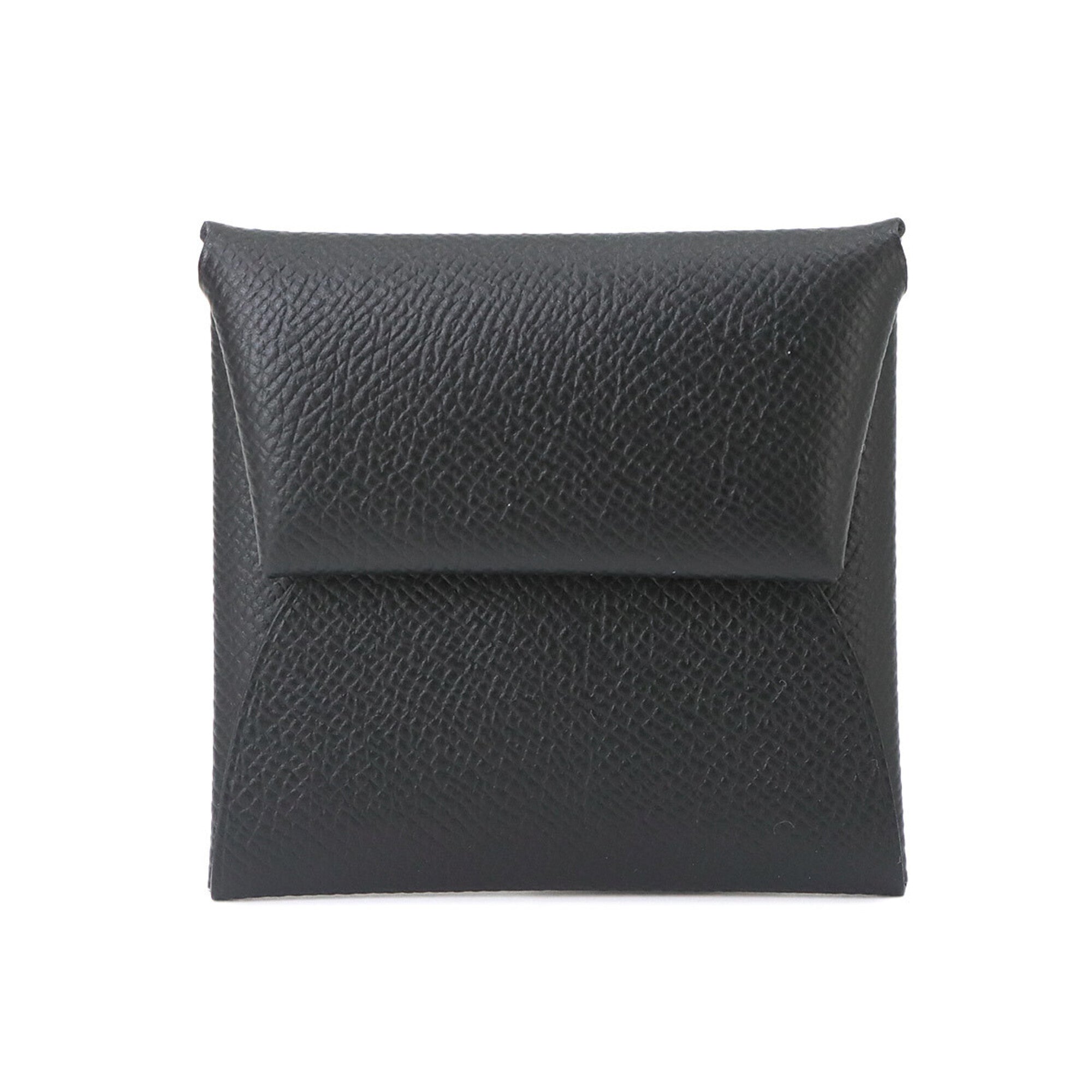 Hermes Black Epsom Leather Coin Purse/Coin Case (Pre-Owned)