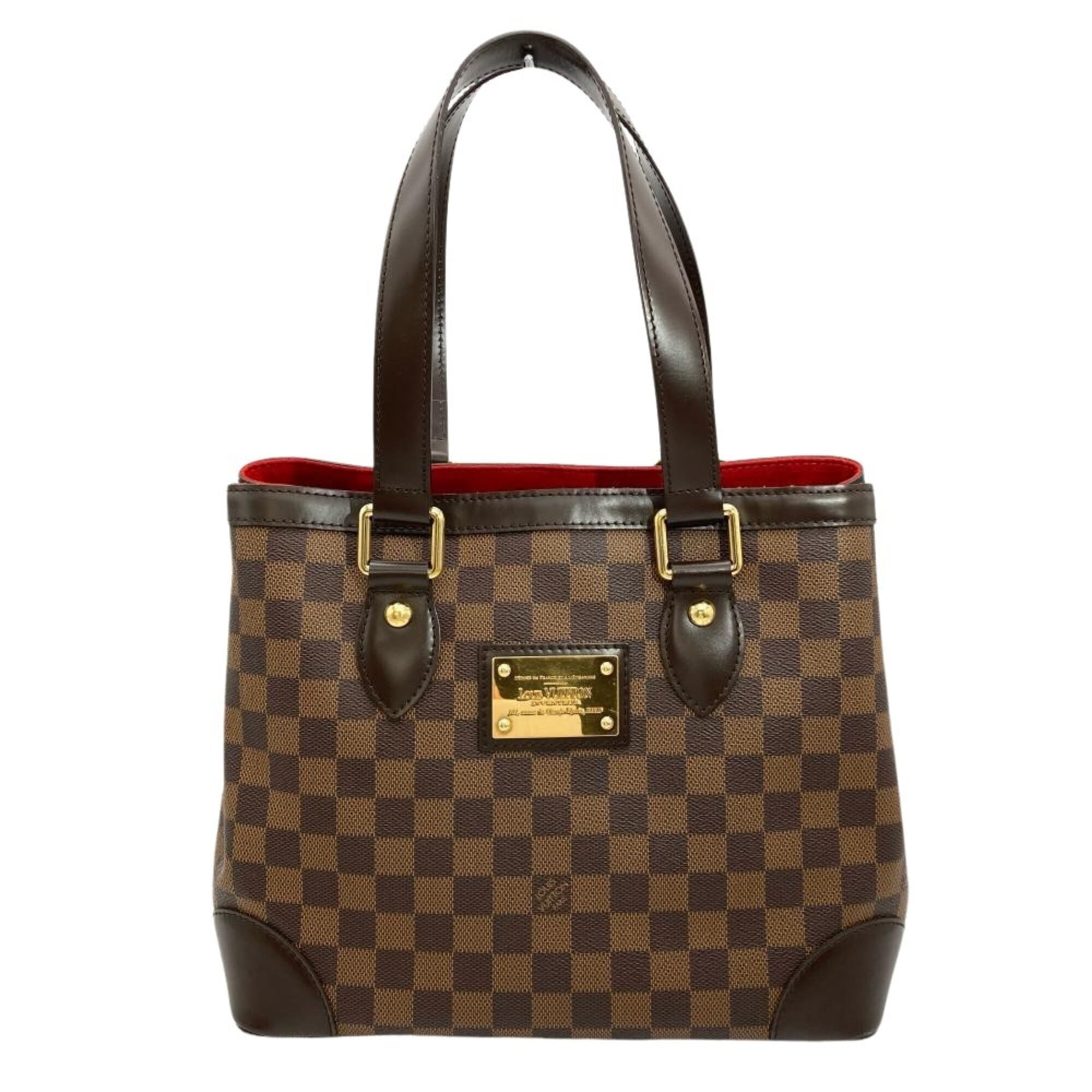 Louis Vuitton Brown Damier Canvas Handbag (Pre-Owned)