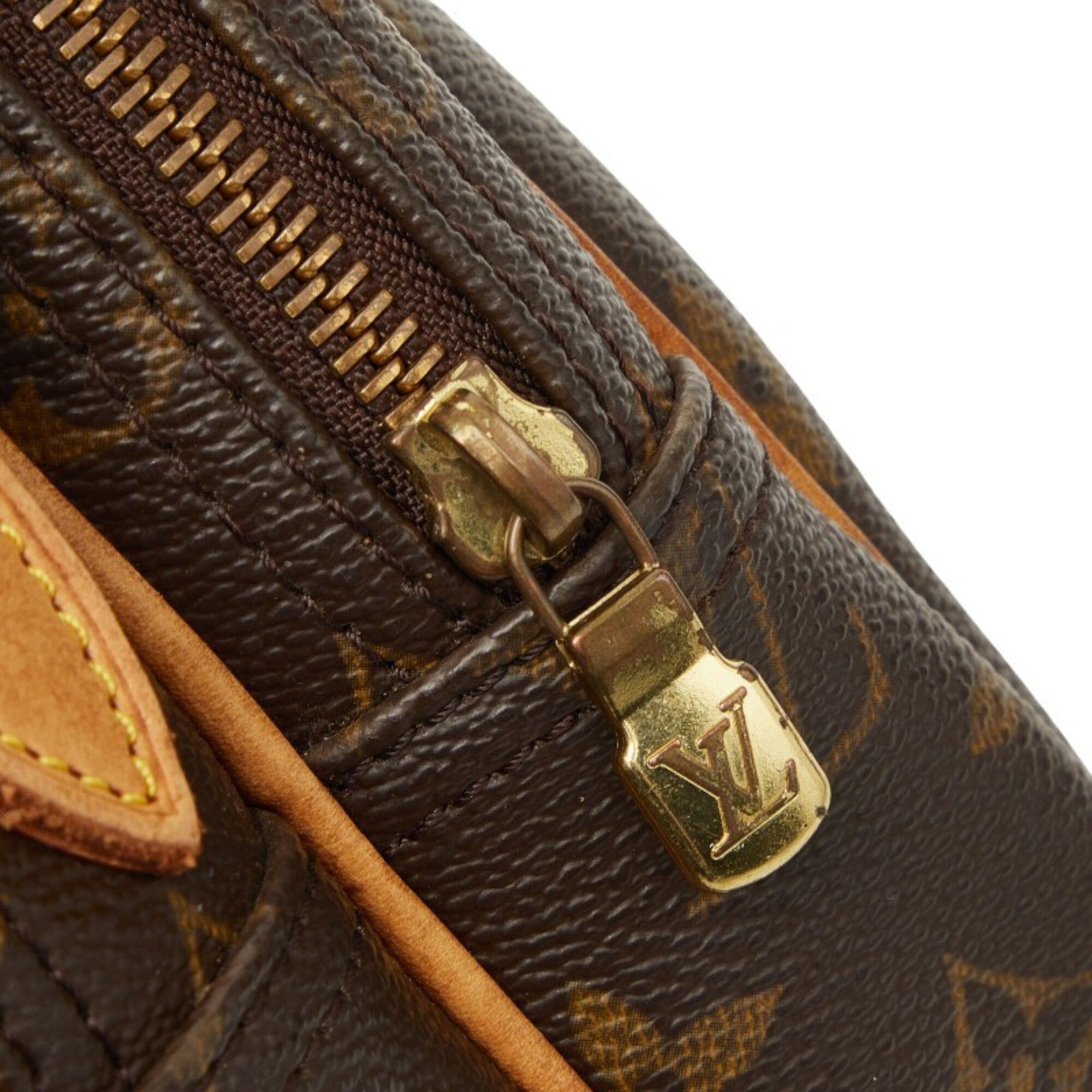 Louis Vuitton Brown Pvc Leather Shoulder Bag (Pre-Owned)