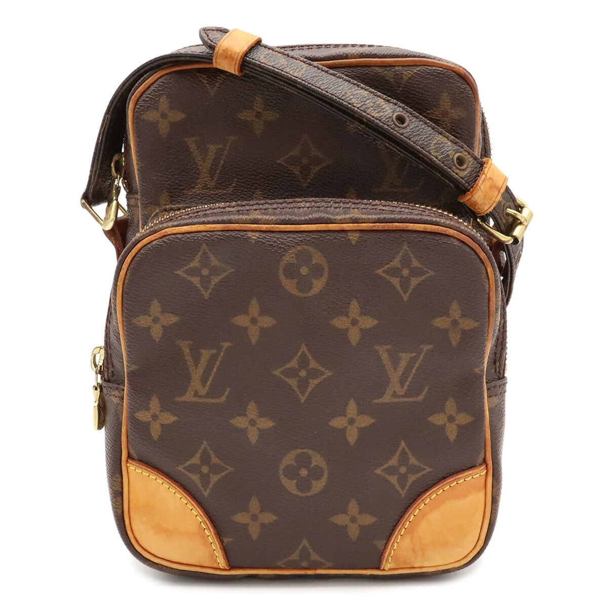 Louis Vuitton Monogram Brown Monogram Pochette Shoulder Bag (Pre-Owned)
