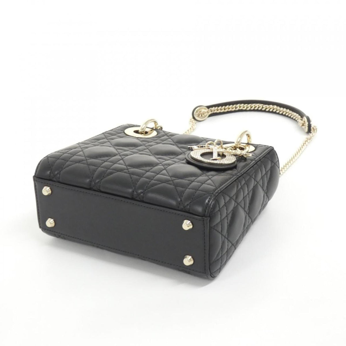Christian Dior Black Leather Handbag (Pre-Owned)