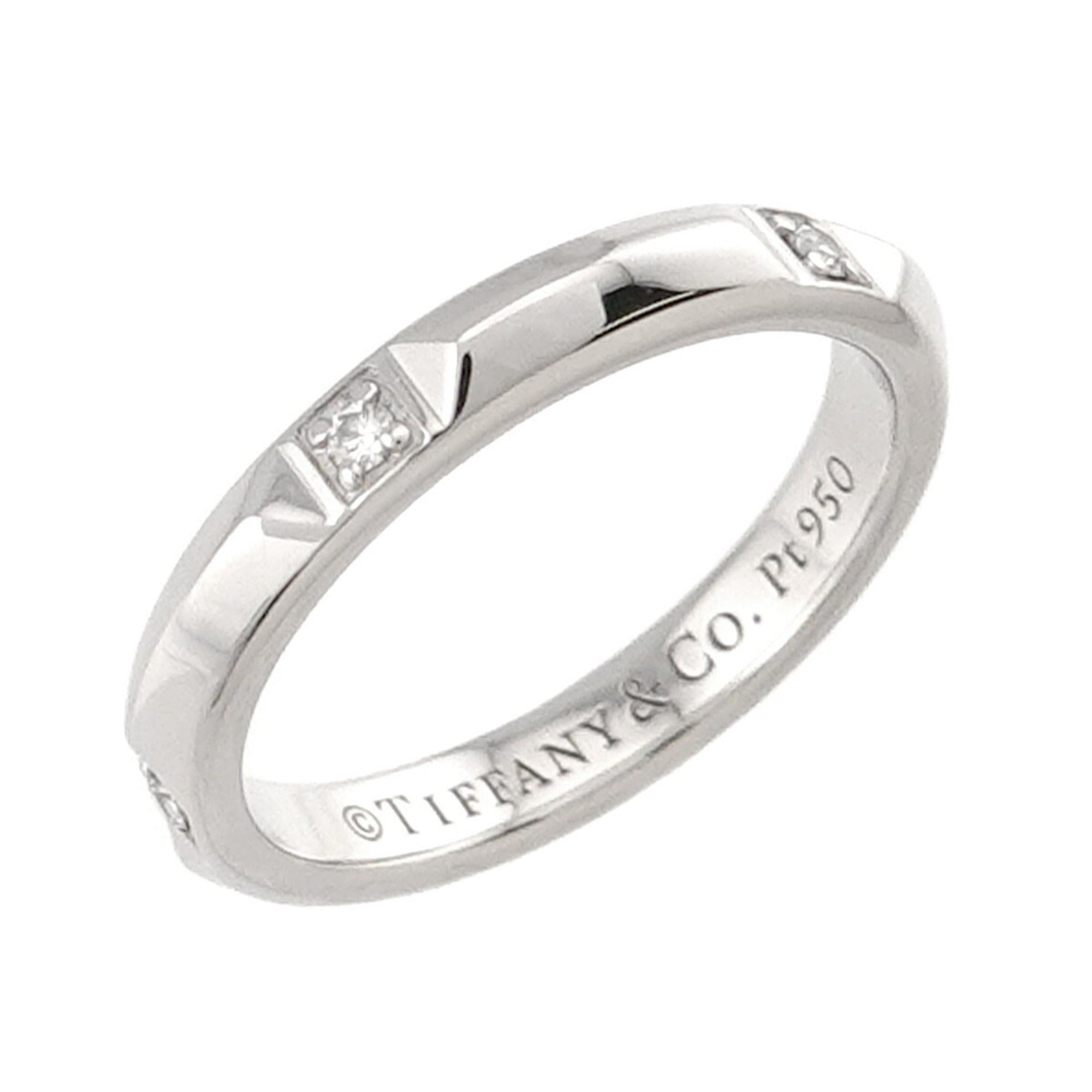 Tiffany Platinum 950 Band Ring (Pre-Owned)