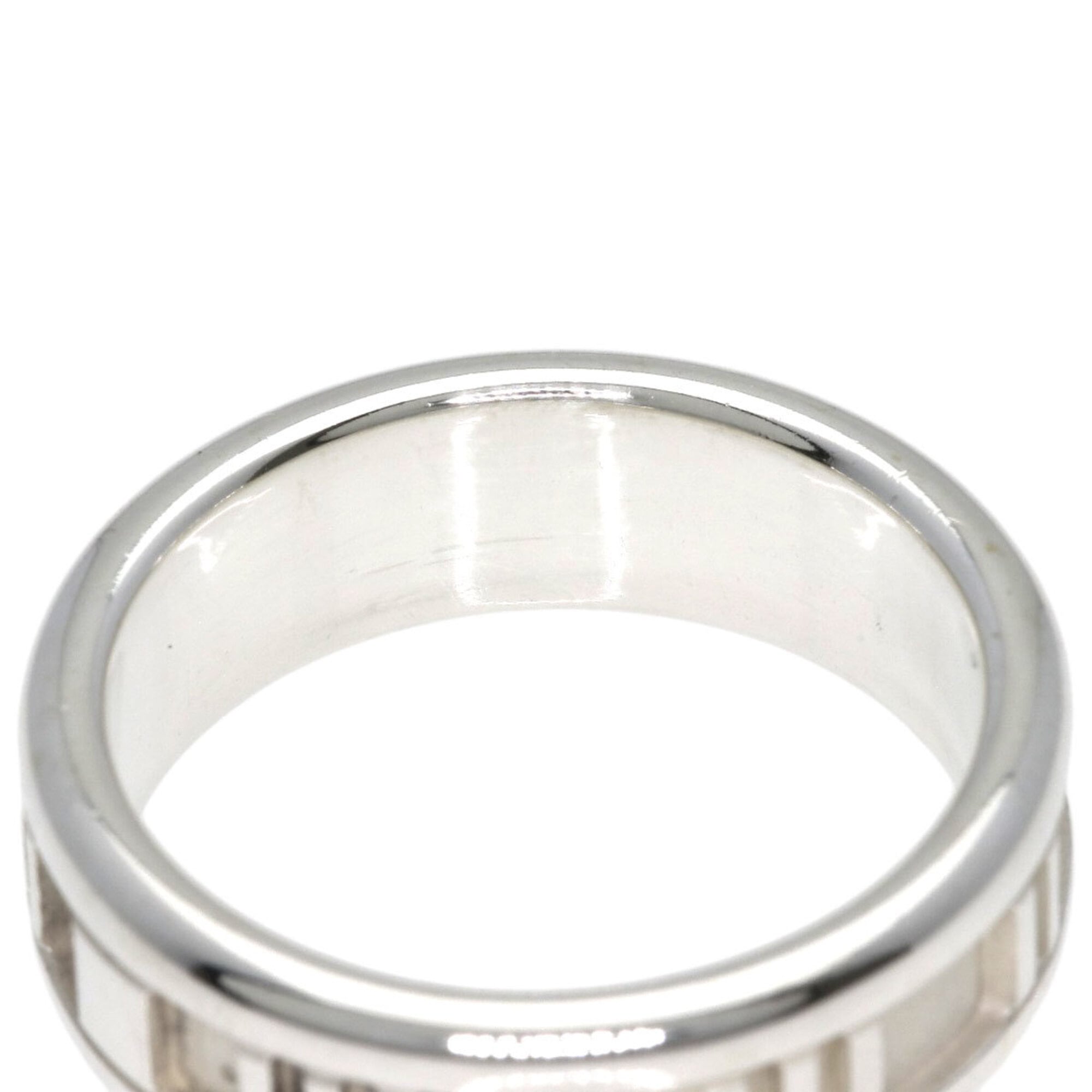Tiffany Atlas Silver Band Ring (Pre-Owned)