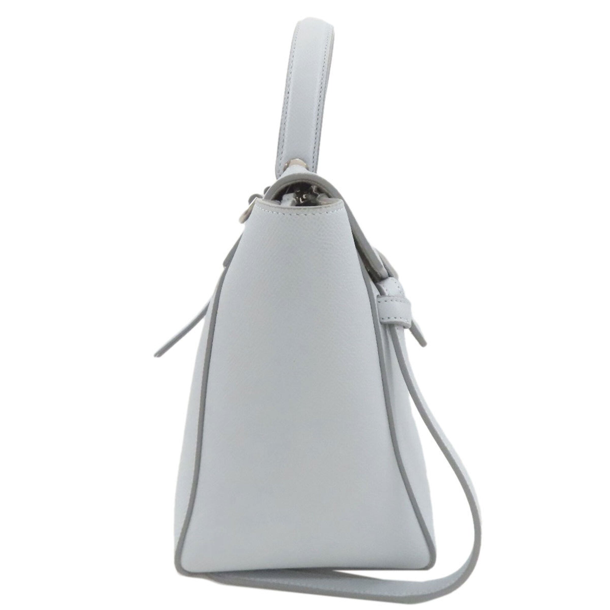 Celine Light Blue Leather Handbag (Pre-Owned)