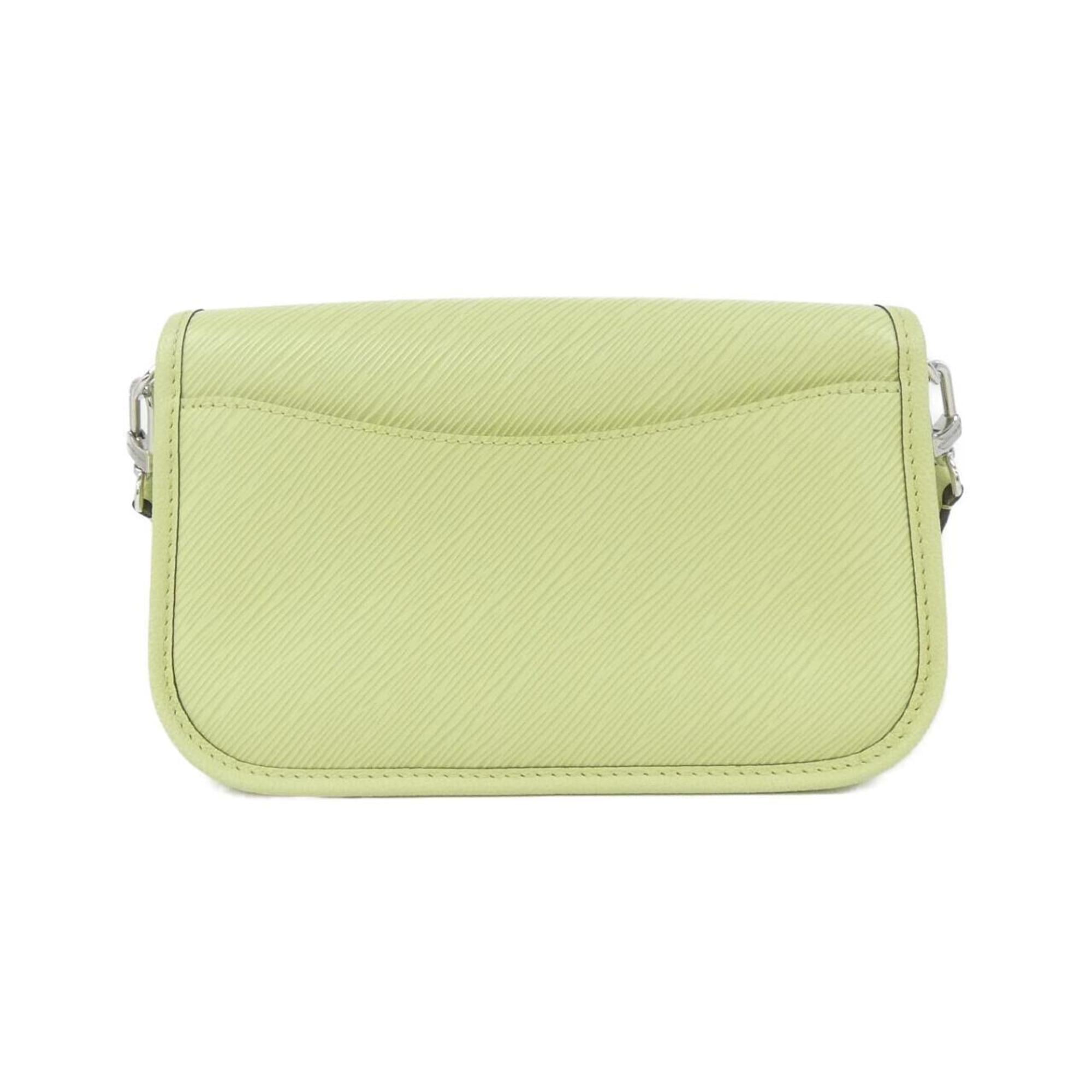 Louis Vuitton Green Leather Shoulder Bag (Pre-Owned)