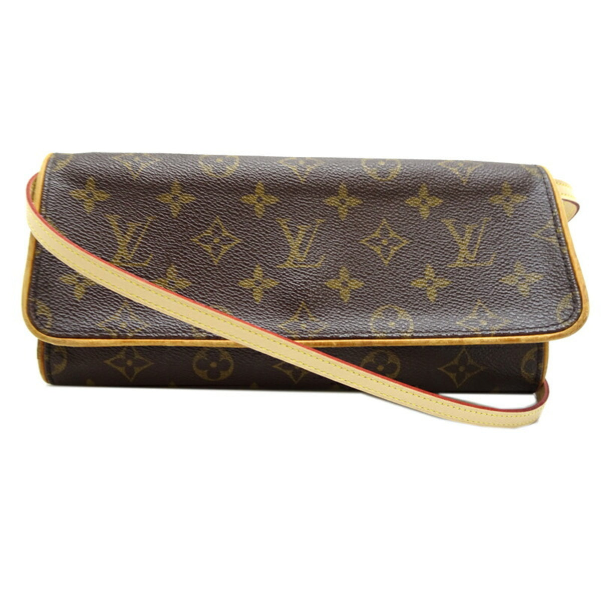 Louis Vuitton Brown Monogram Pochette Shoulder Bag (Pre-Owned)