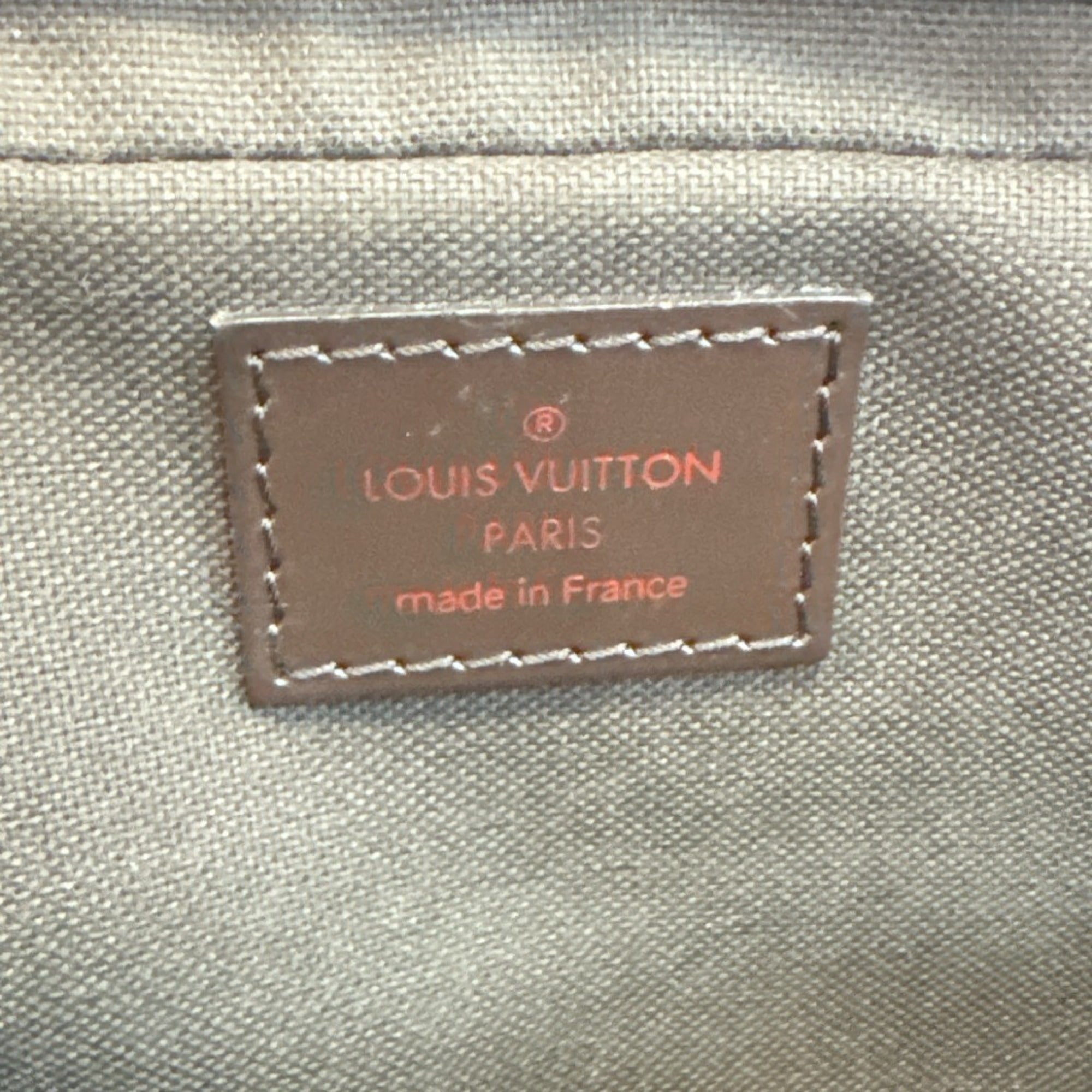 Louis Vuitton Brown Leather Clutch Bag Pouch (Pre-Owned)