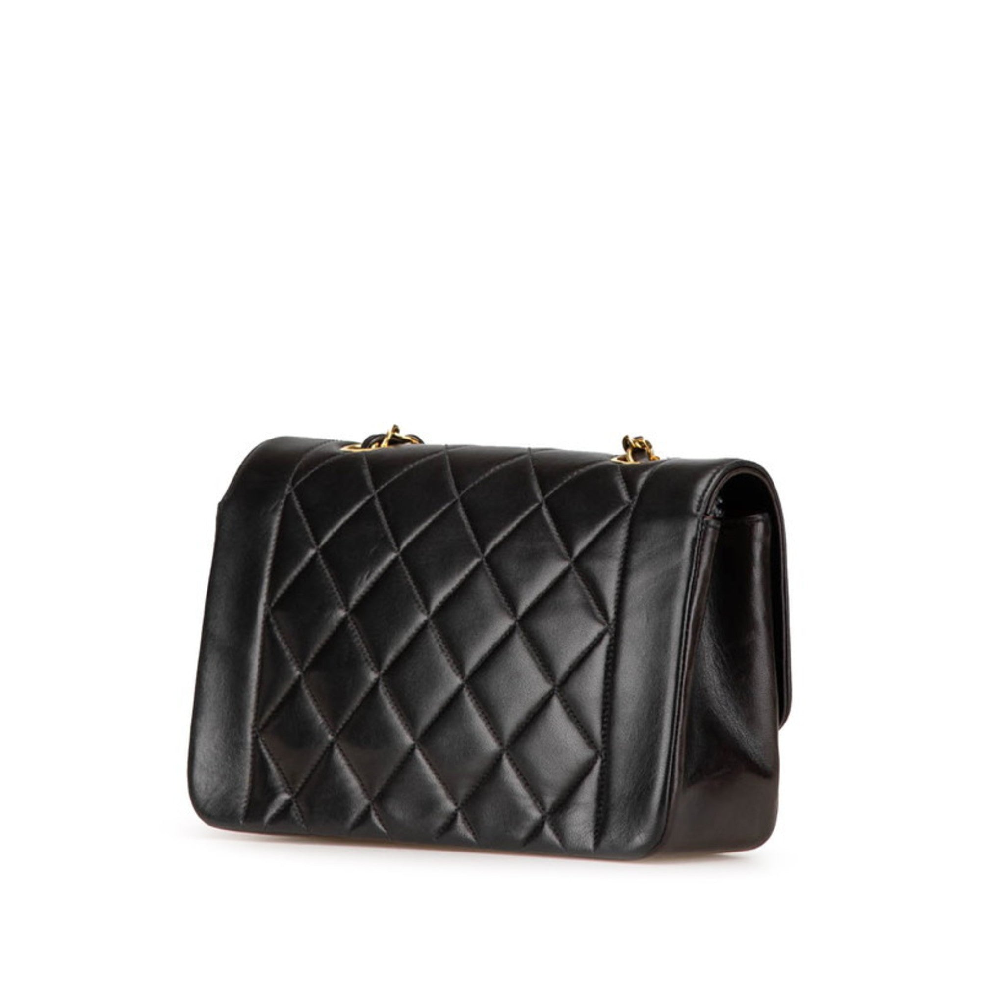 Chanel Black Leather Shoulder Bag (Pre-Owned)