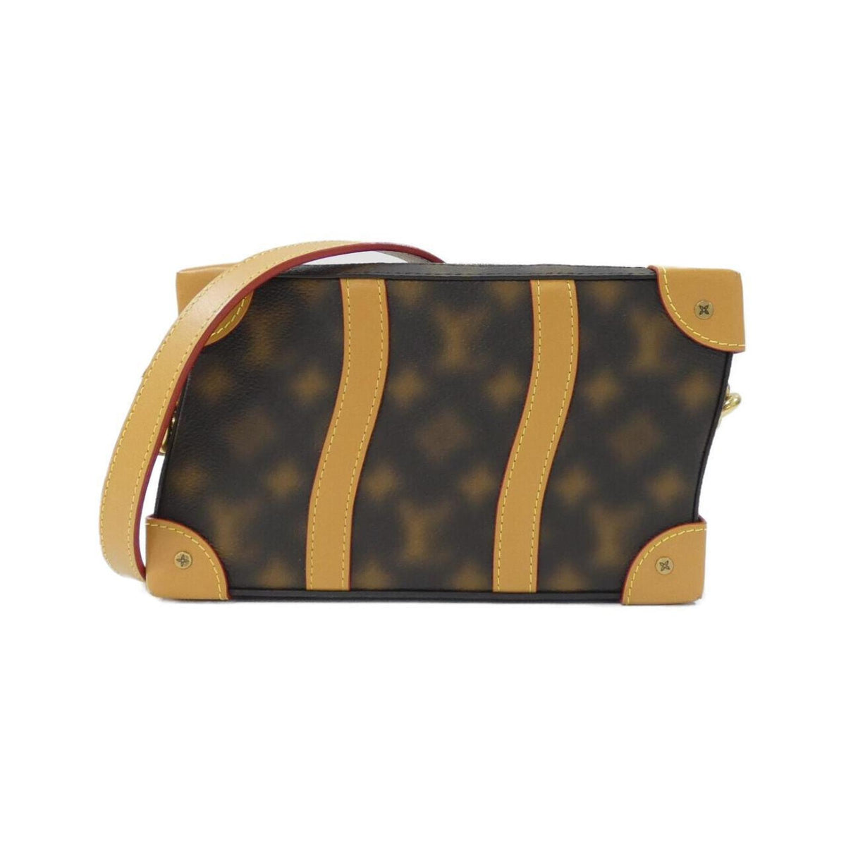 Louis Vuitton Marron Coated Canvas Shoulder Bag (Pre-Owned)