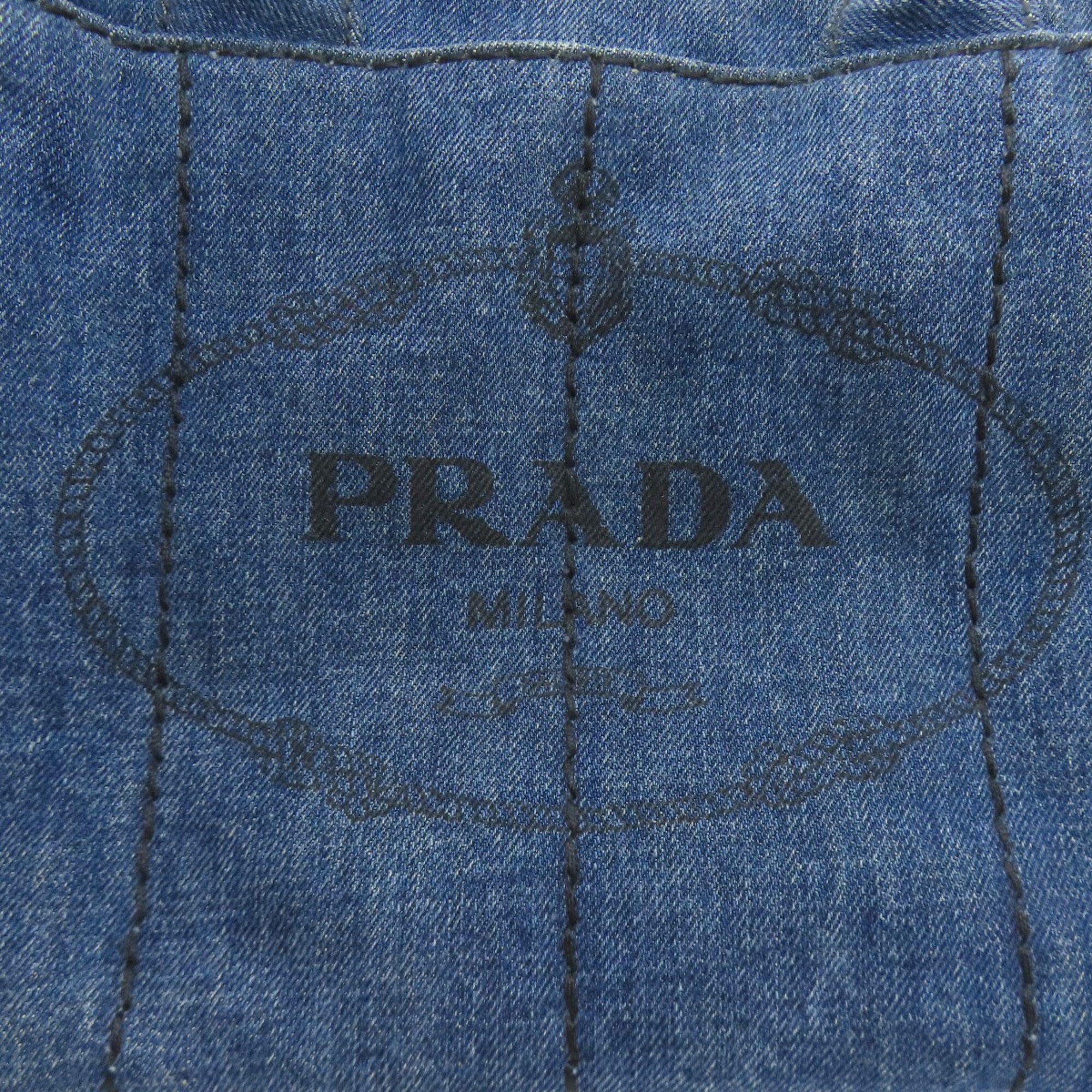 Prada Blue Denim Handbag (Pre-Owned)