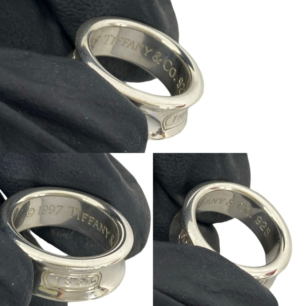 Tiffany Silver Silver 925 Band Ring (Pre-Owned)