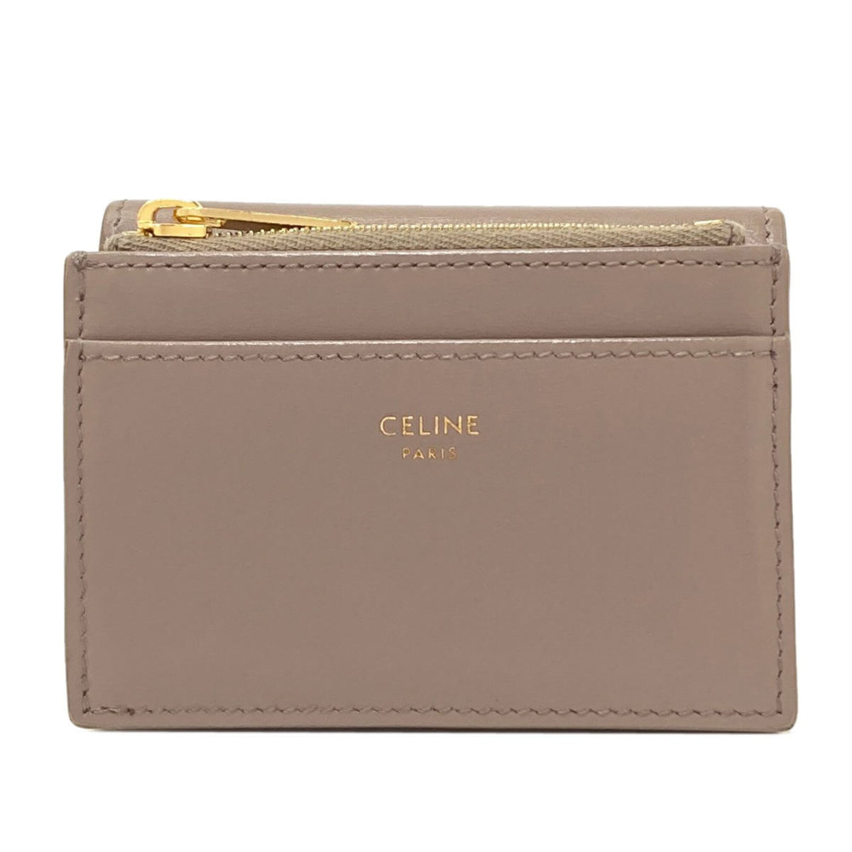 Celine Leather Wallet (Tri-Fold) (Pre-Owned)