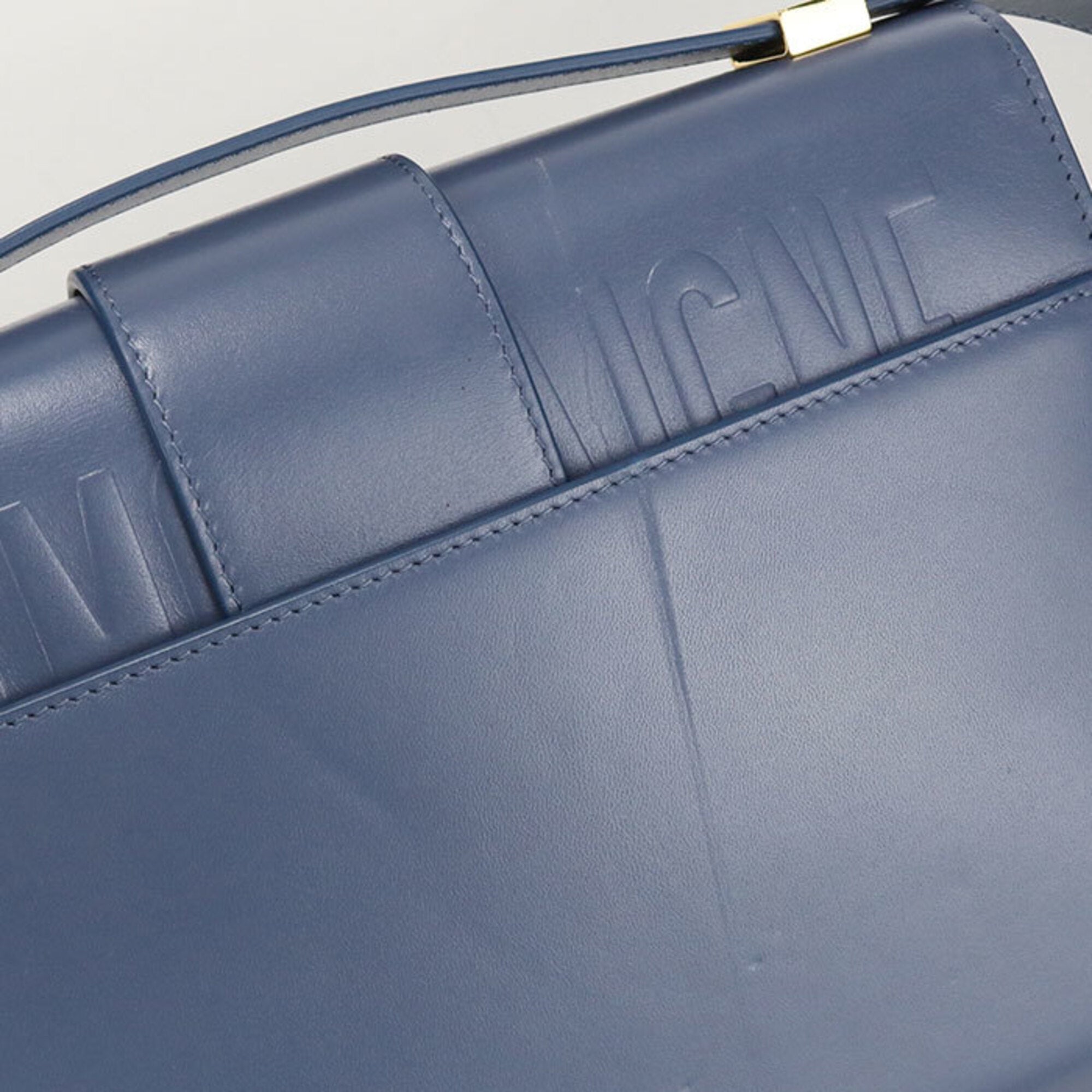 Christian Dior Blue Leather Shoulder Bag (Pre-Owned)