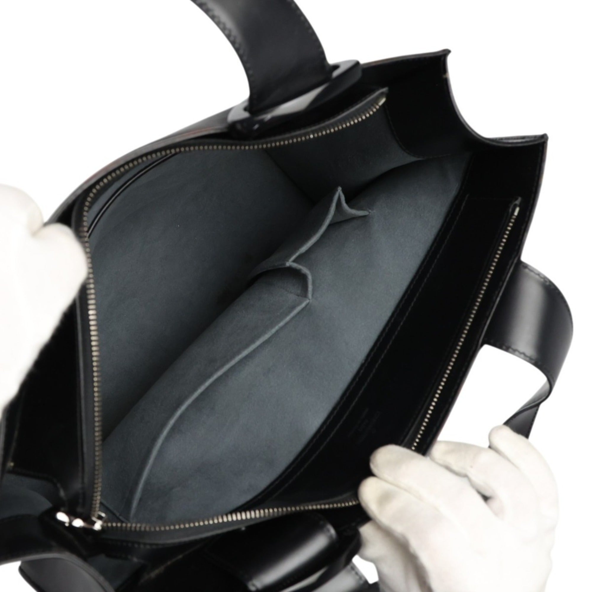 Louis Vuitton Black Epi Leather Shoulder Bag Tote Bag (Pre-Owned)