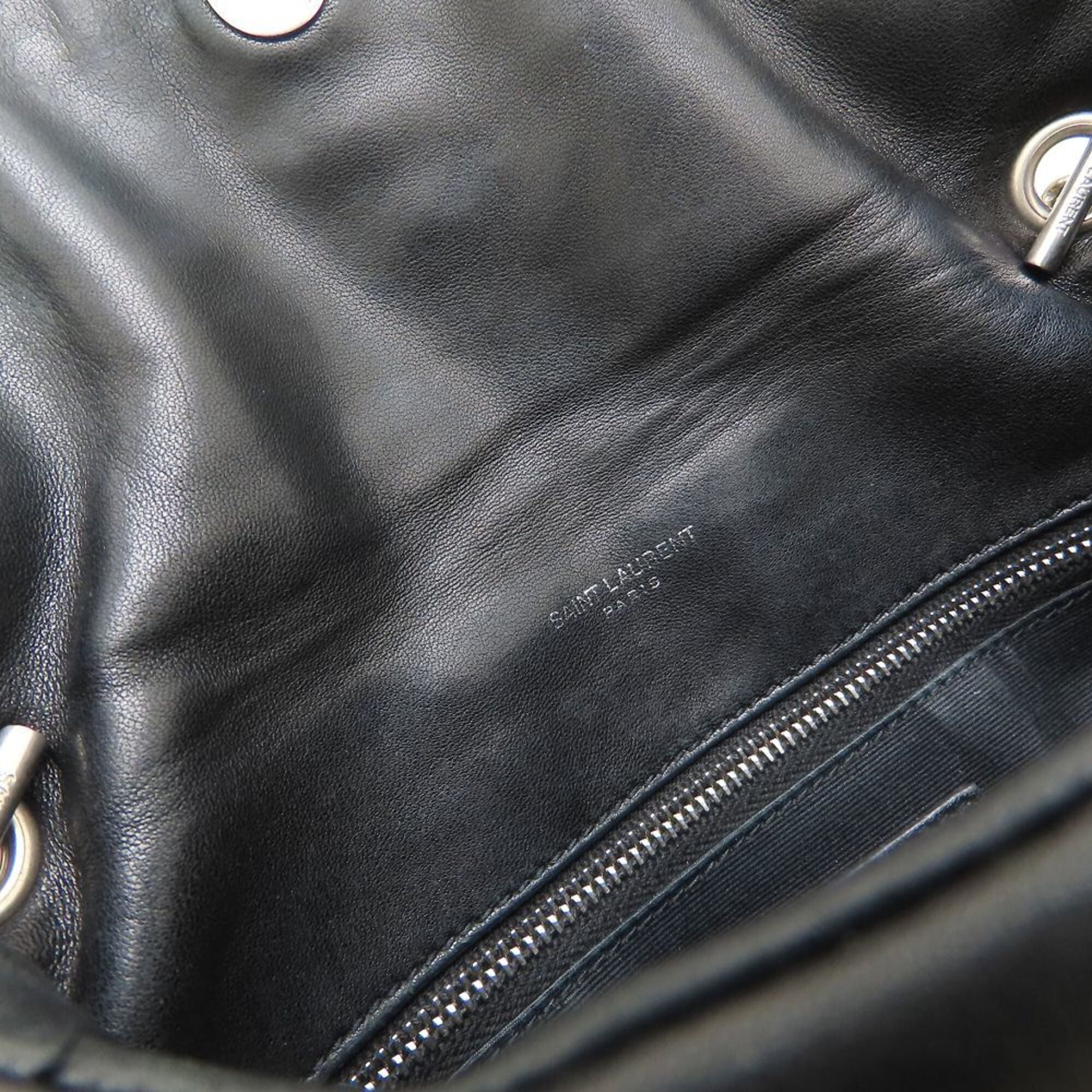 Yves Saint Laurent Black Leather Shoulder Bag (Pre-Owned)
