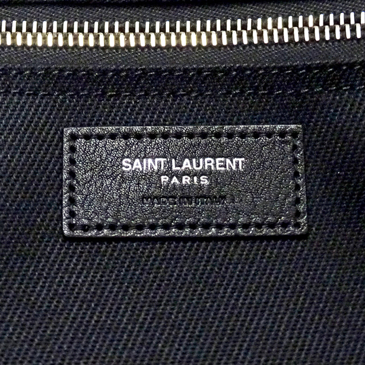 Saint Laurent Black Canvas Handbag Tote Bag (Pre-Owned)