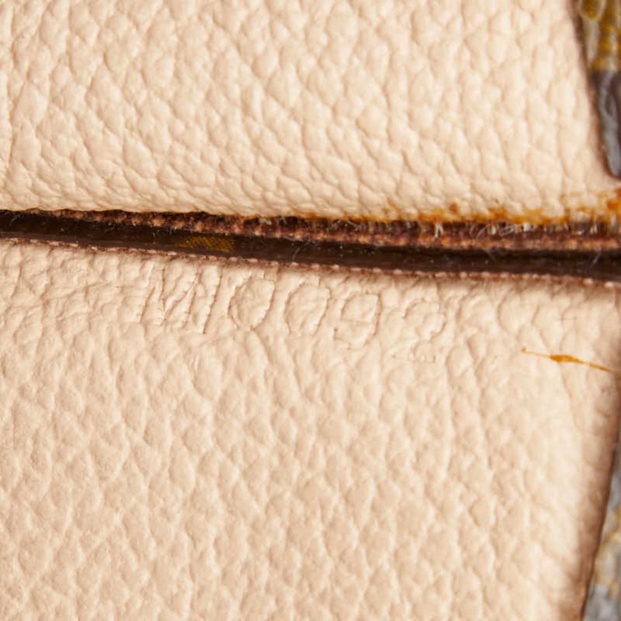 Louis Vuitton Brown Pvc Leather Handbag Tote Bag (Pre-Owned)