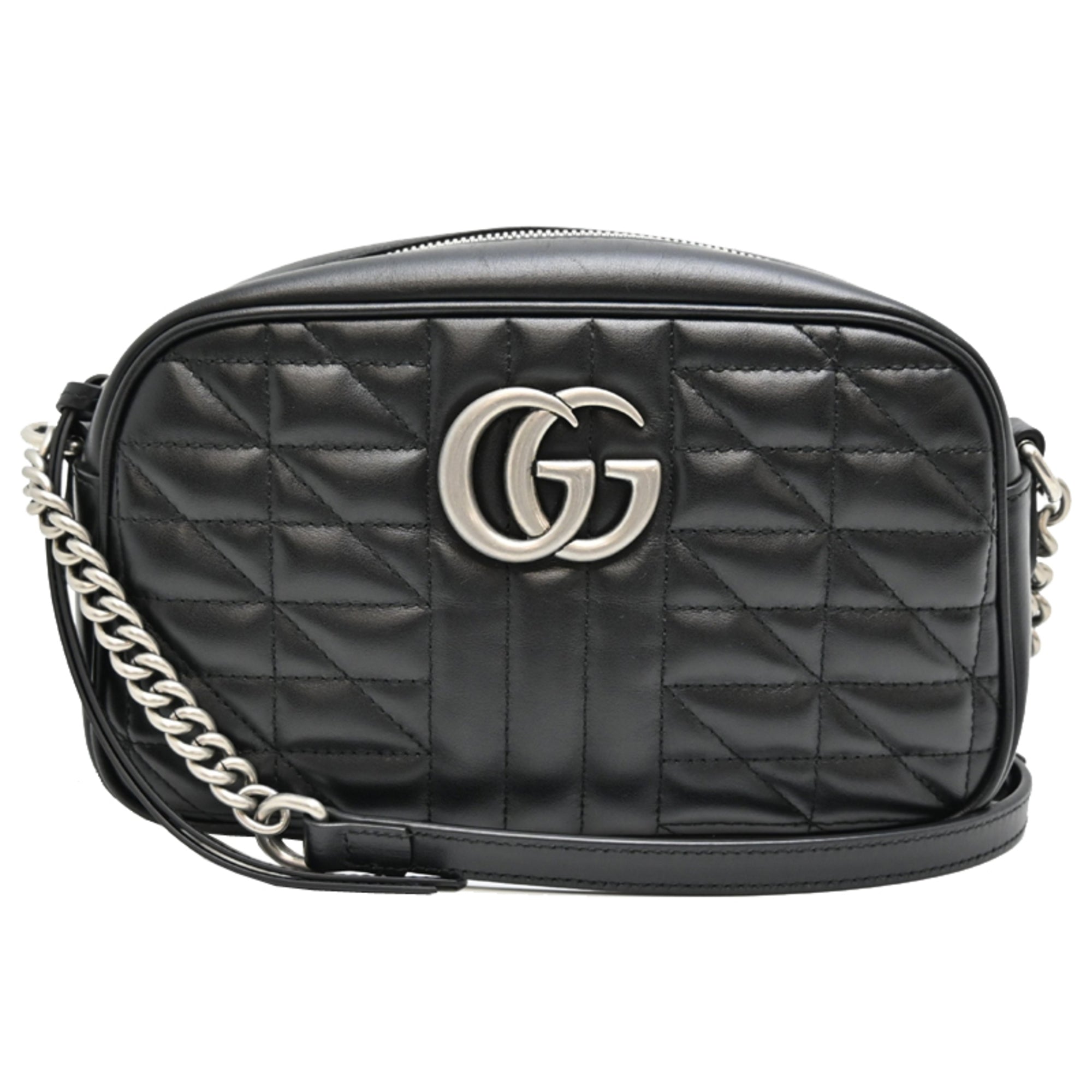 Gucci Black Leather Shoulder Bag (Pre-Owned)