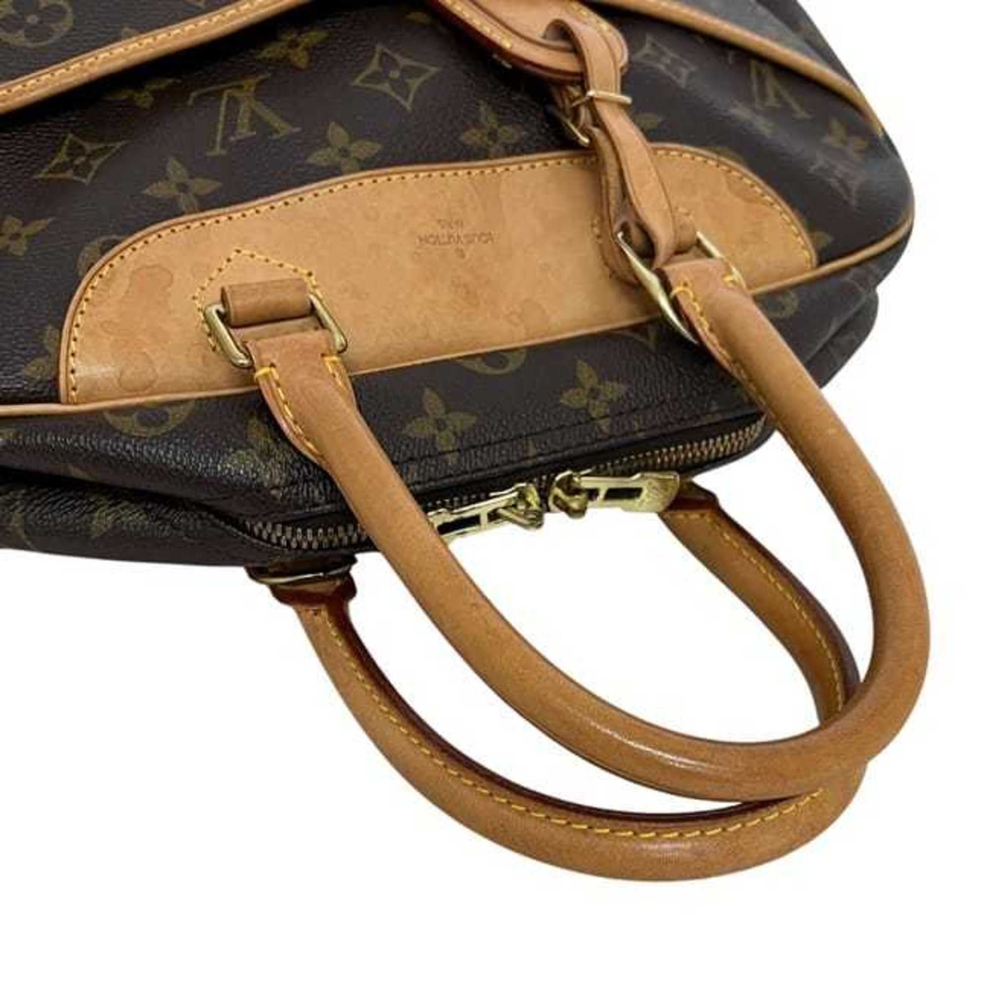 Louis Vuitton Monogram Brown Monogram Leather Boston Bag Handbag (Pre-Owned)
