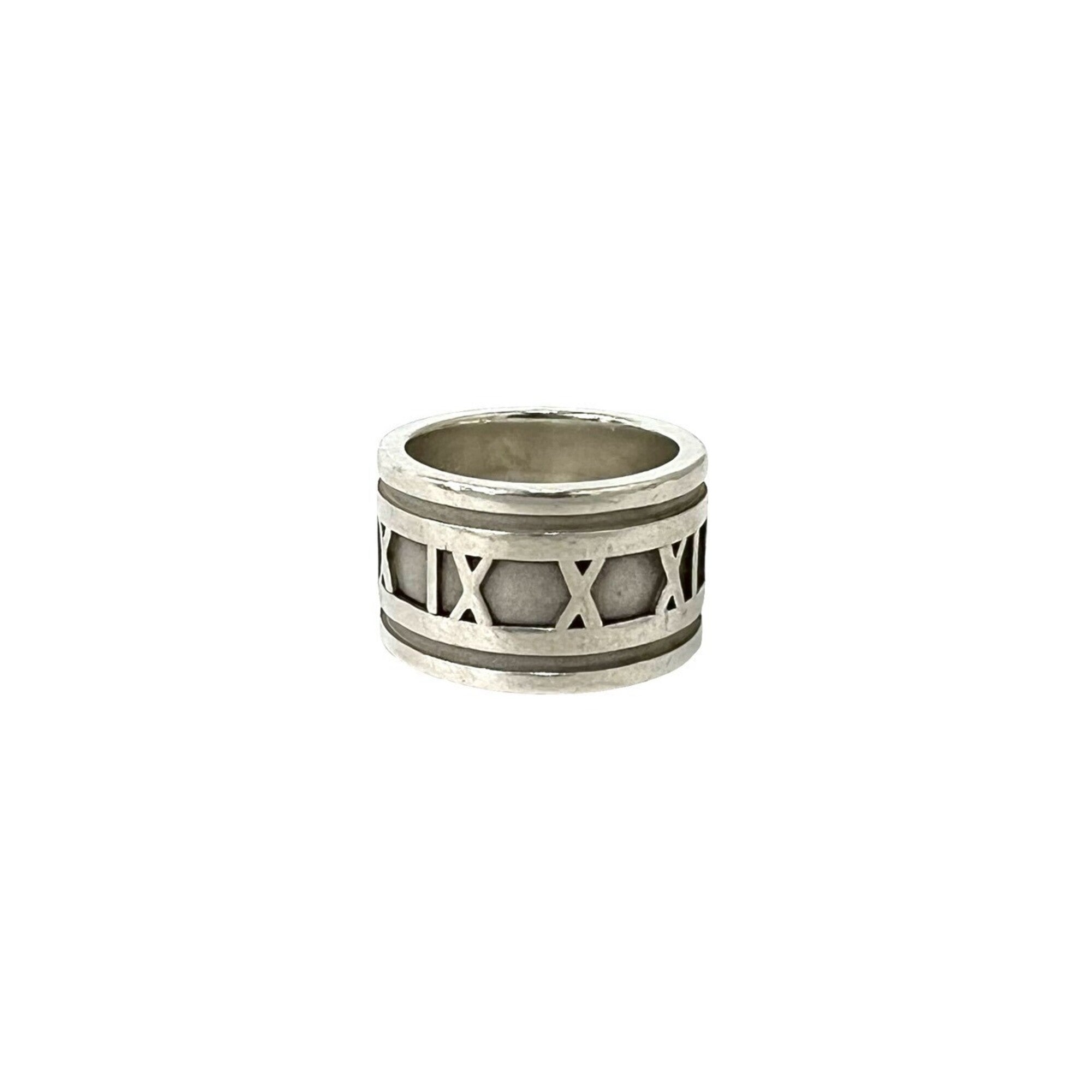 Tiffany Silver Silver 925 Band Ring (Pre-Owned)