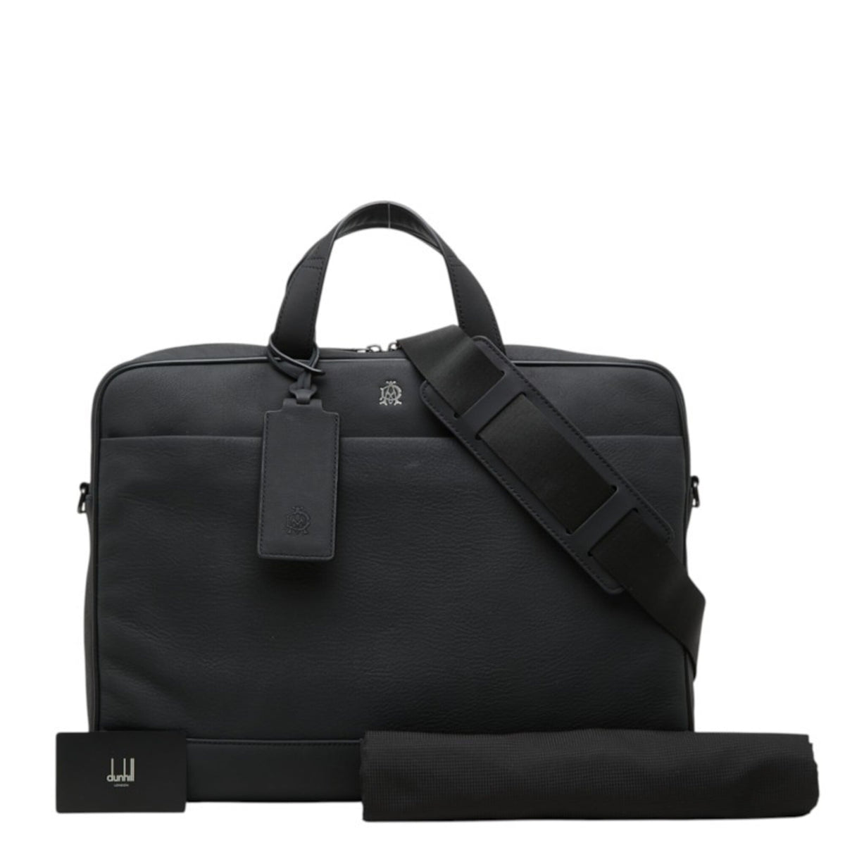 Dunhill Black Leather Briefcase (Pre-Owned)