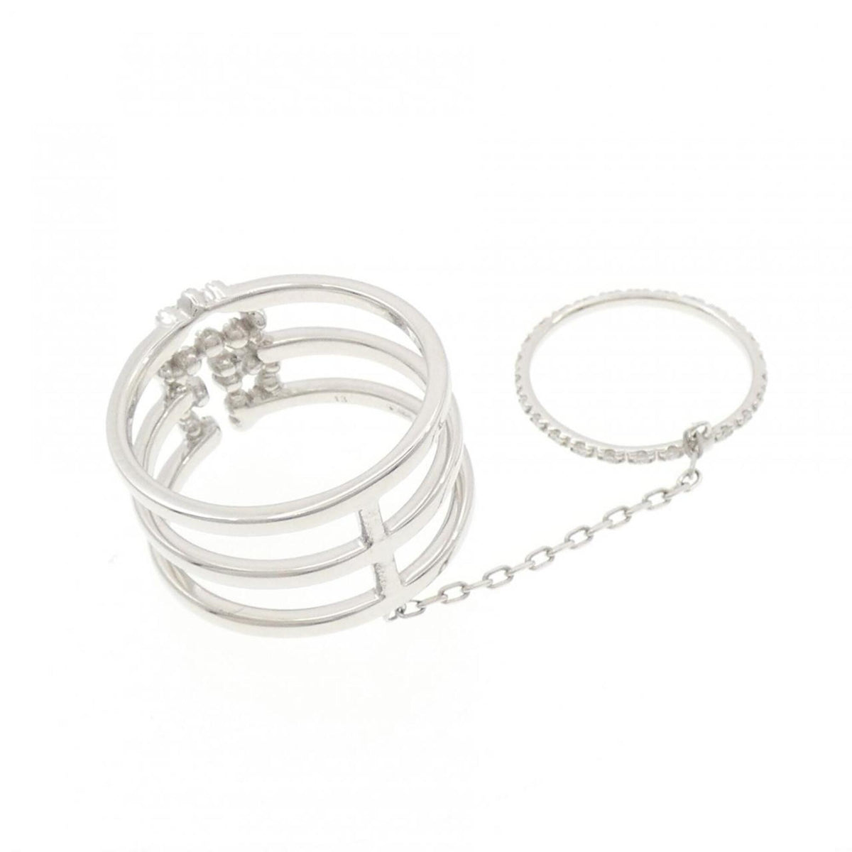 Gucci White Gold White Gold (18K) Band Ring (Pre-Owned)