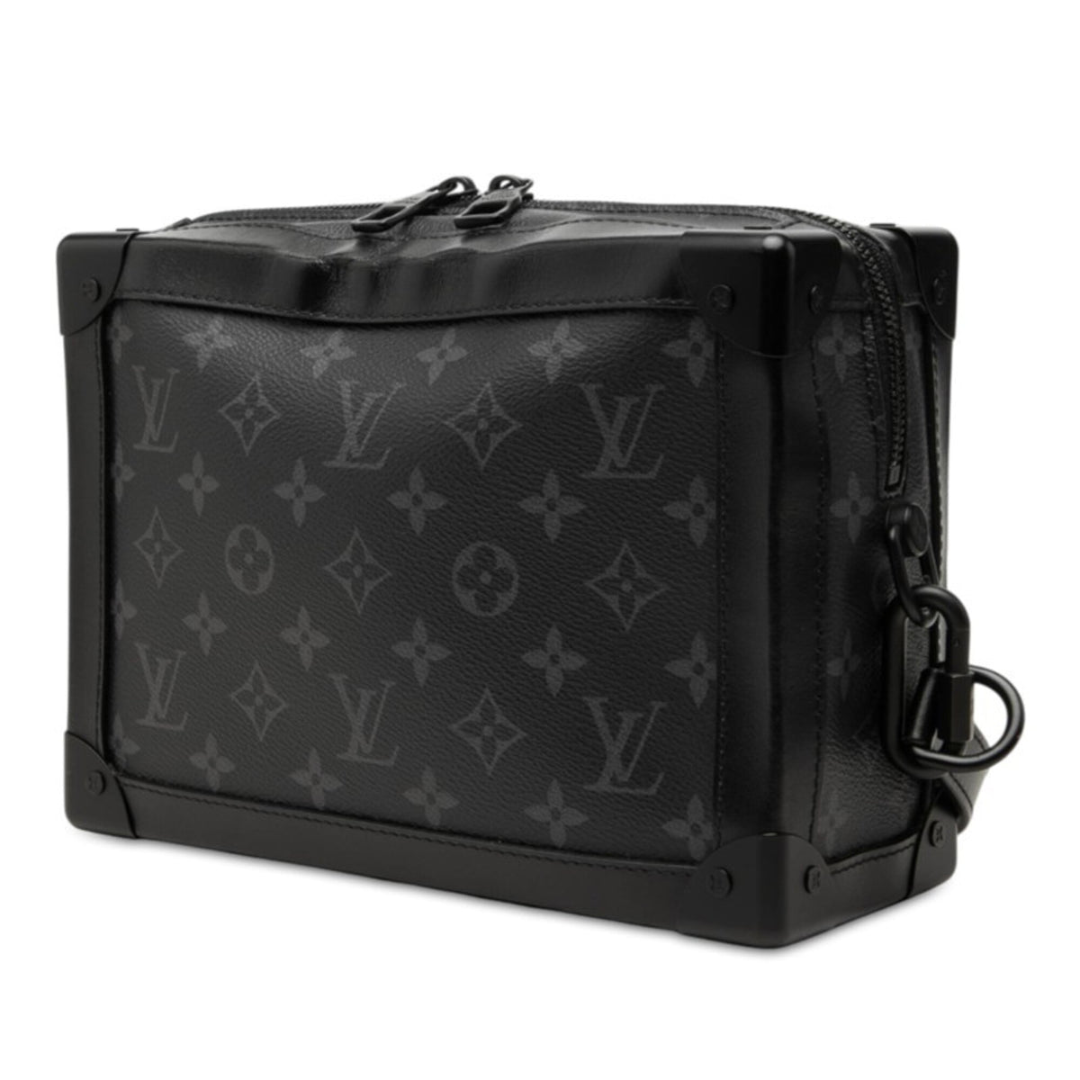 Louis Vuitton Black Pvc Leather Shoulder Bag (Pre-Owned)