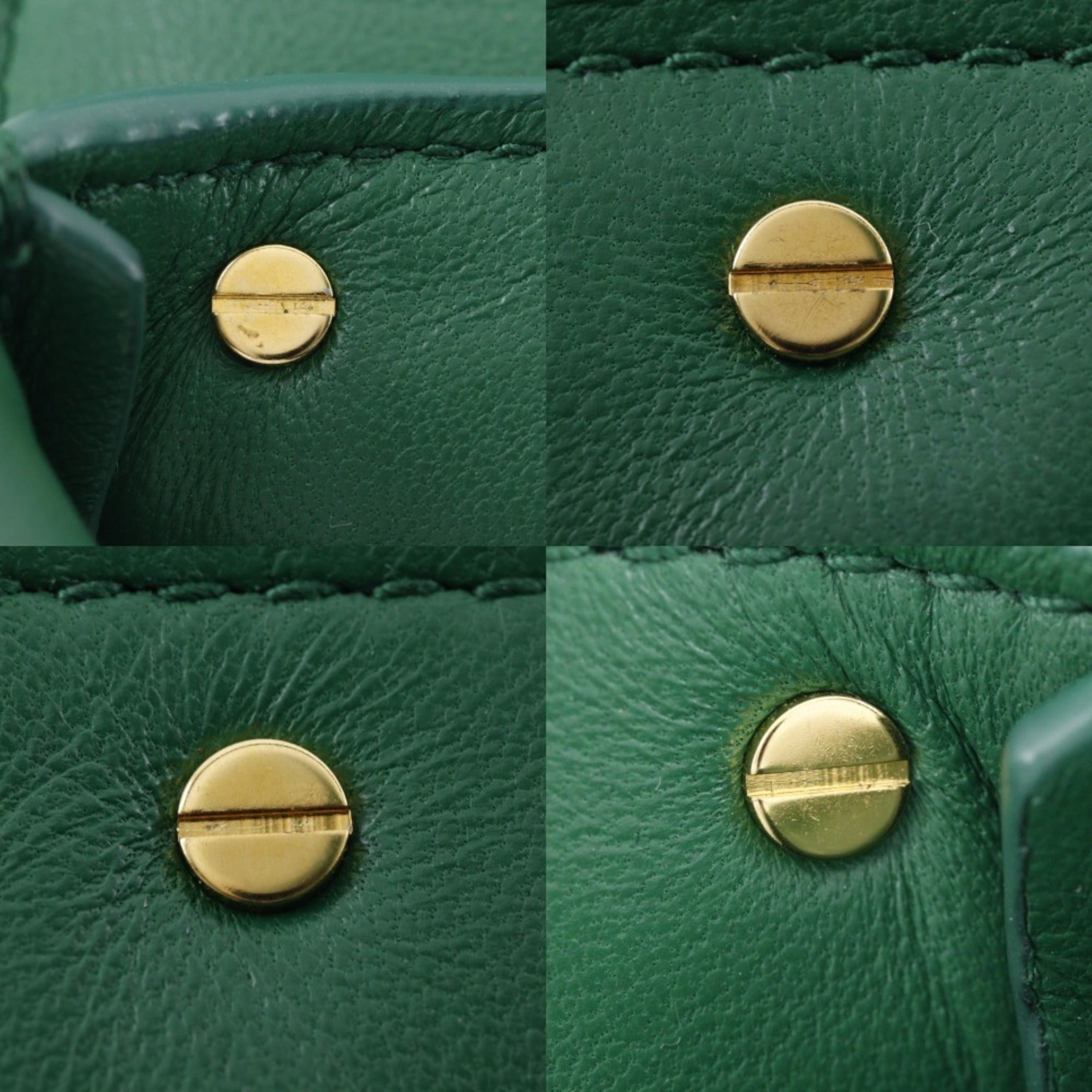Bottega Veneta Green Leather Shoulder Bag (Pre-Owned)