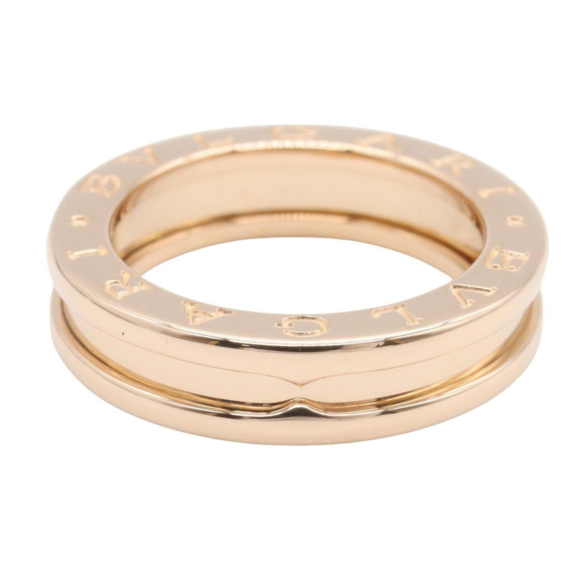 Bvlgari Gold Pink Gold (18K) Band Ring (Pre-Owned)