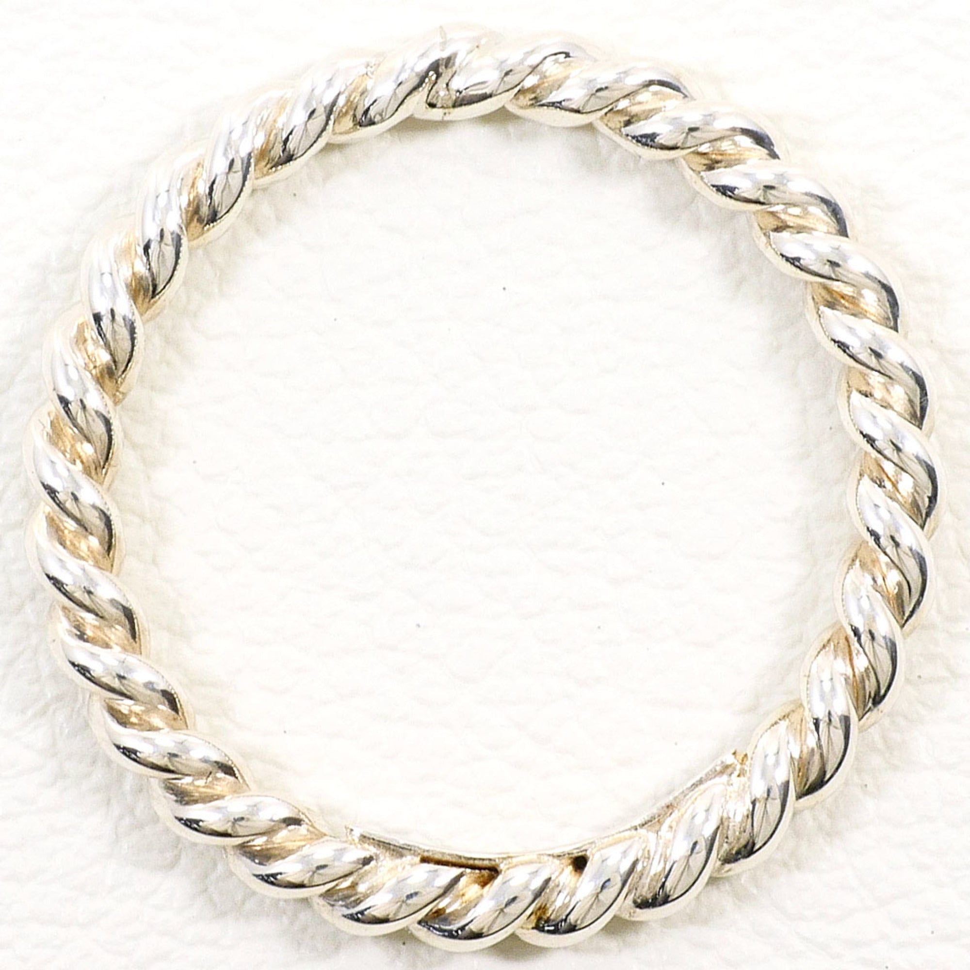 Tiffany Silver Silver 925 Band Ring (Pre-Owned)