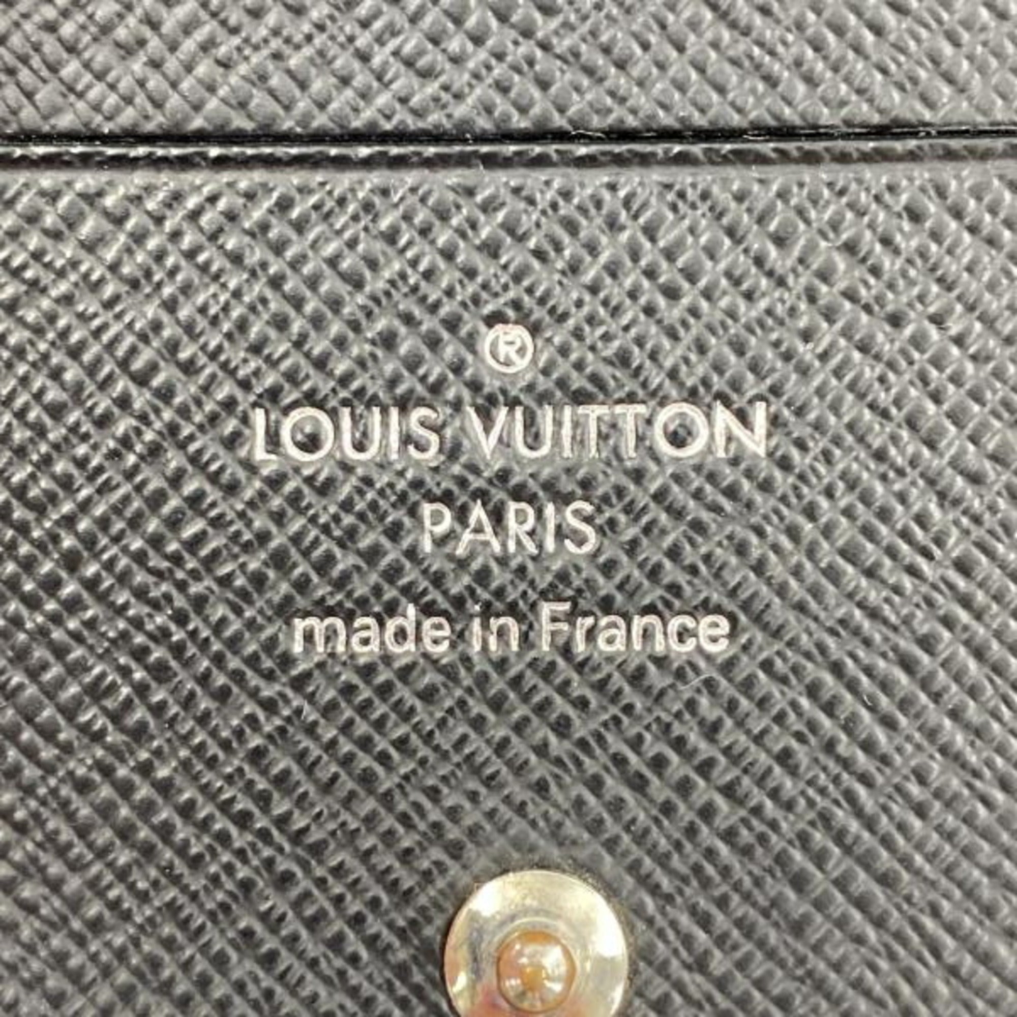 Louis Vuitton Epi Black Blue Wallet (Bi-Fold) (Pre-Owned)