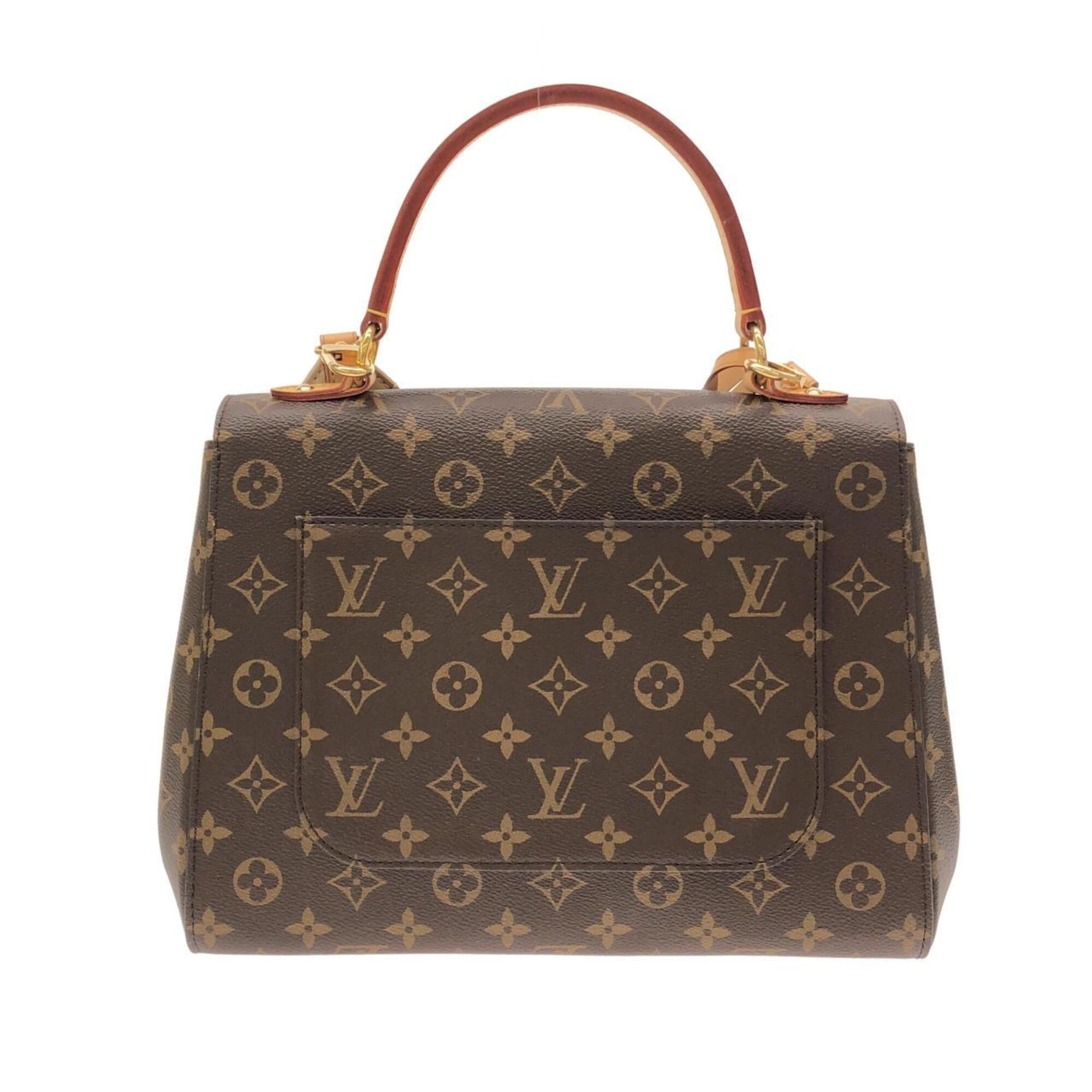 Louis Vuitton Brown Coated Canvas Handbag (Pre-Owned)