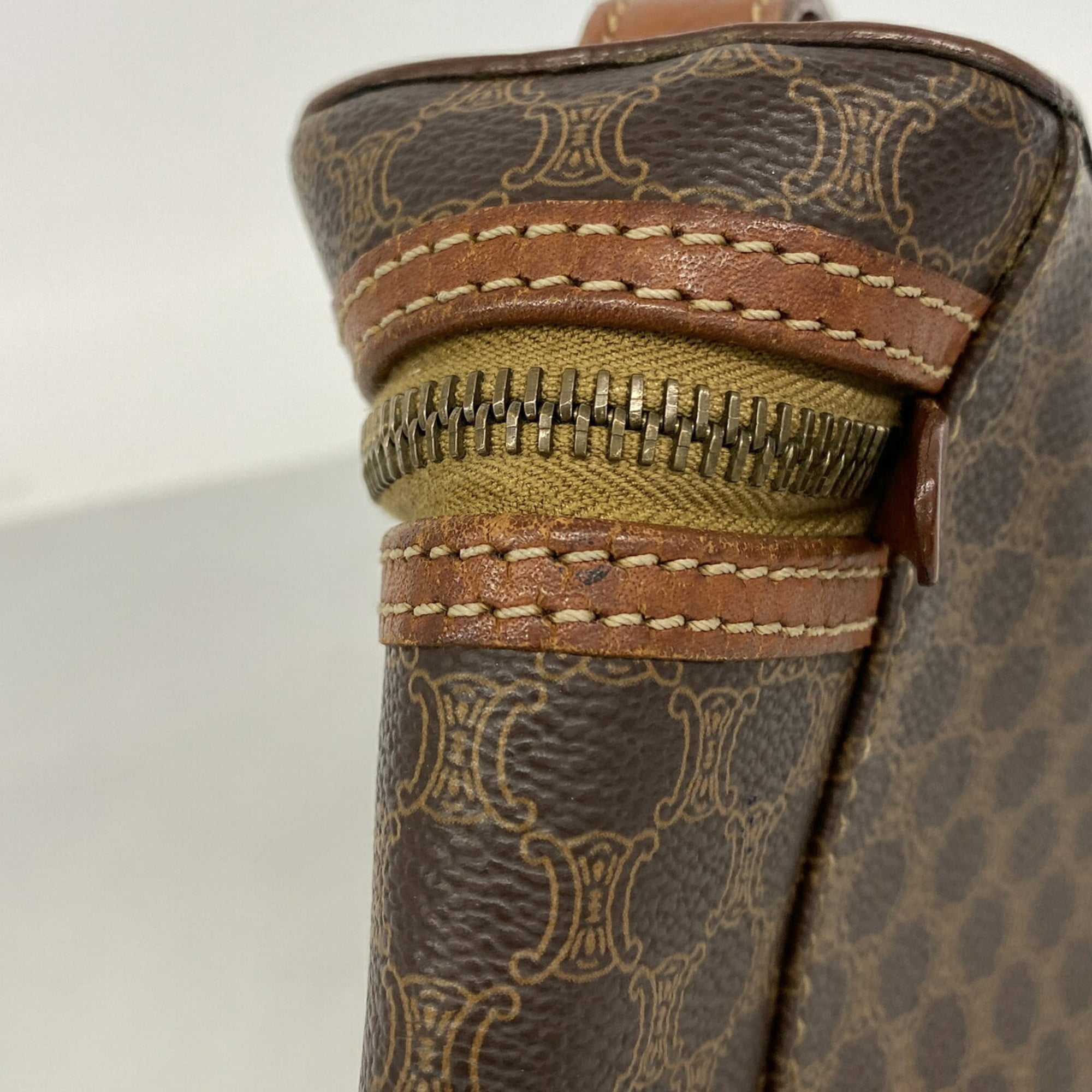 Celine Brown Pvc Vanity Bag (Pre-Owned)